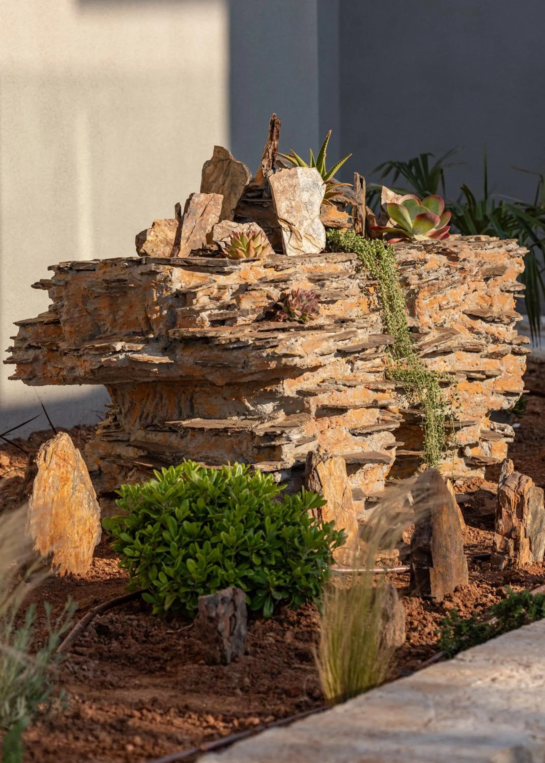 Decorative detail in Vergina Beach Hotel