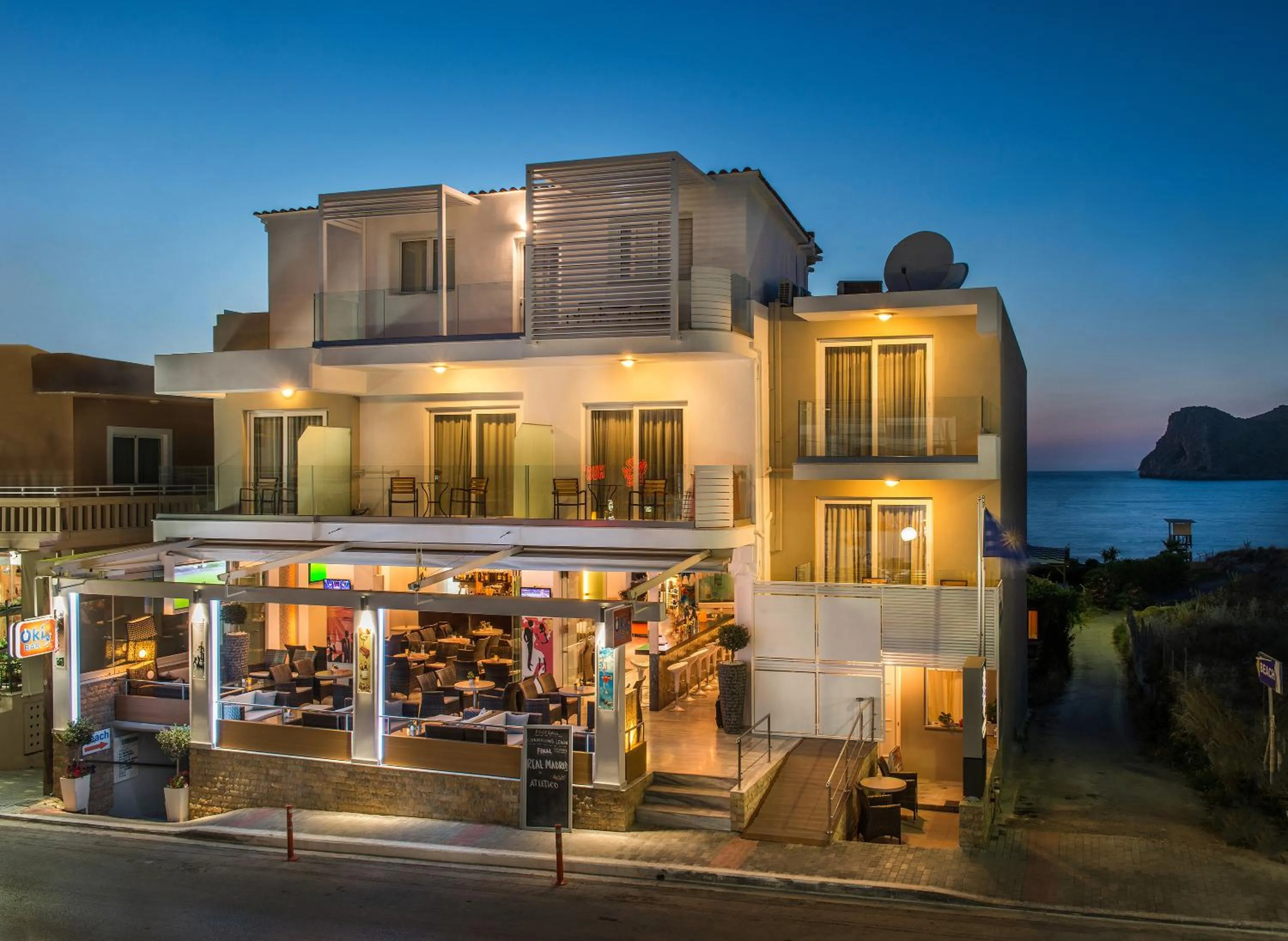 Property building in Vergina Beach Hotel