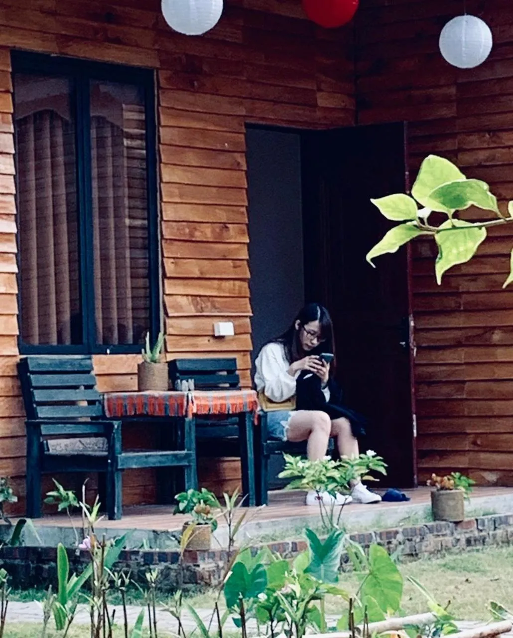 Balcony/Terrace in Golden Jungle House