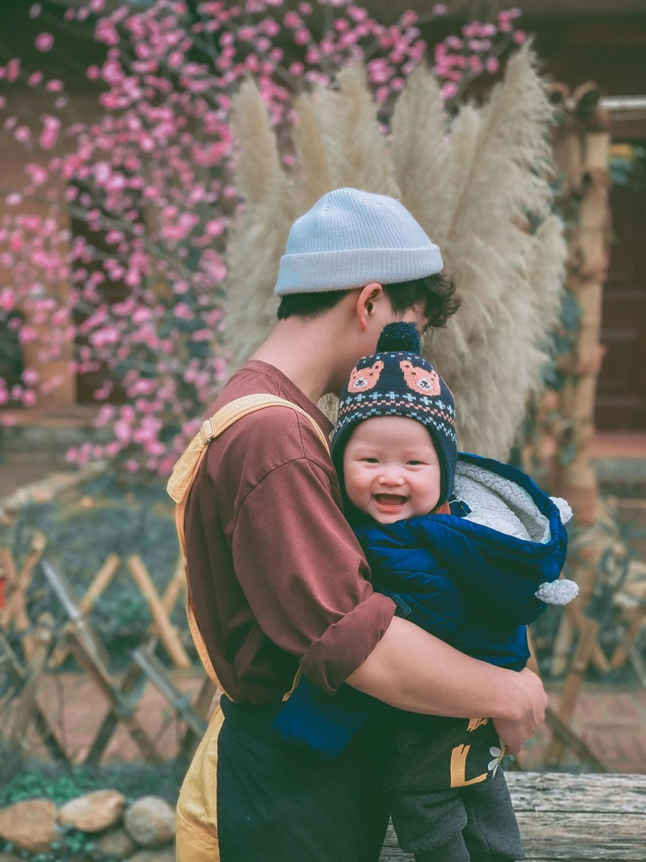 People in Golden Jungle House