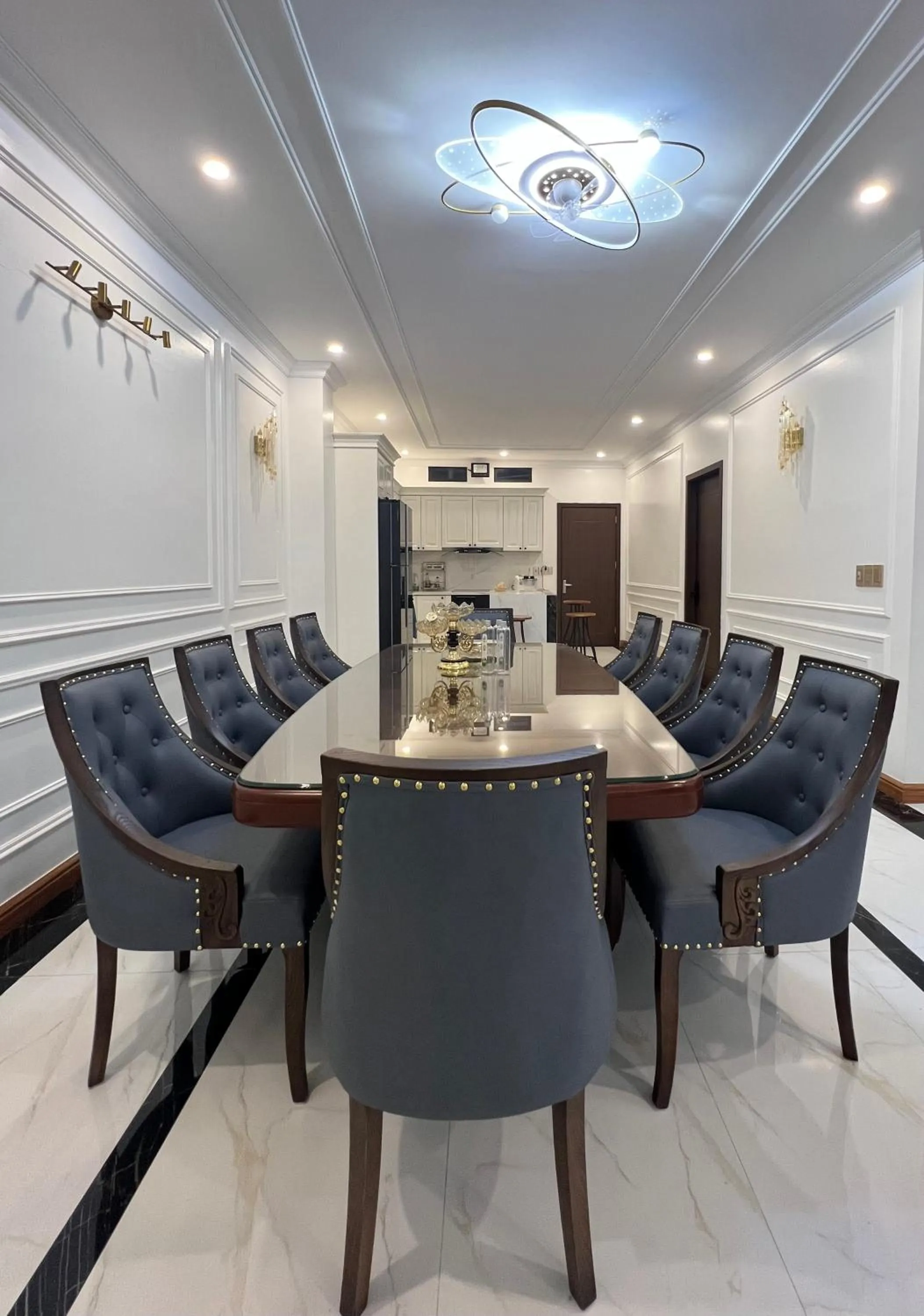 Seating area in Golden Jungle House