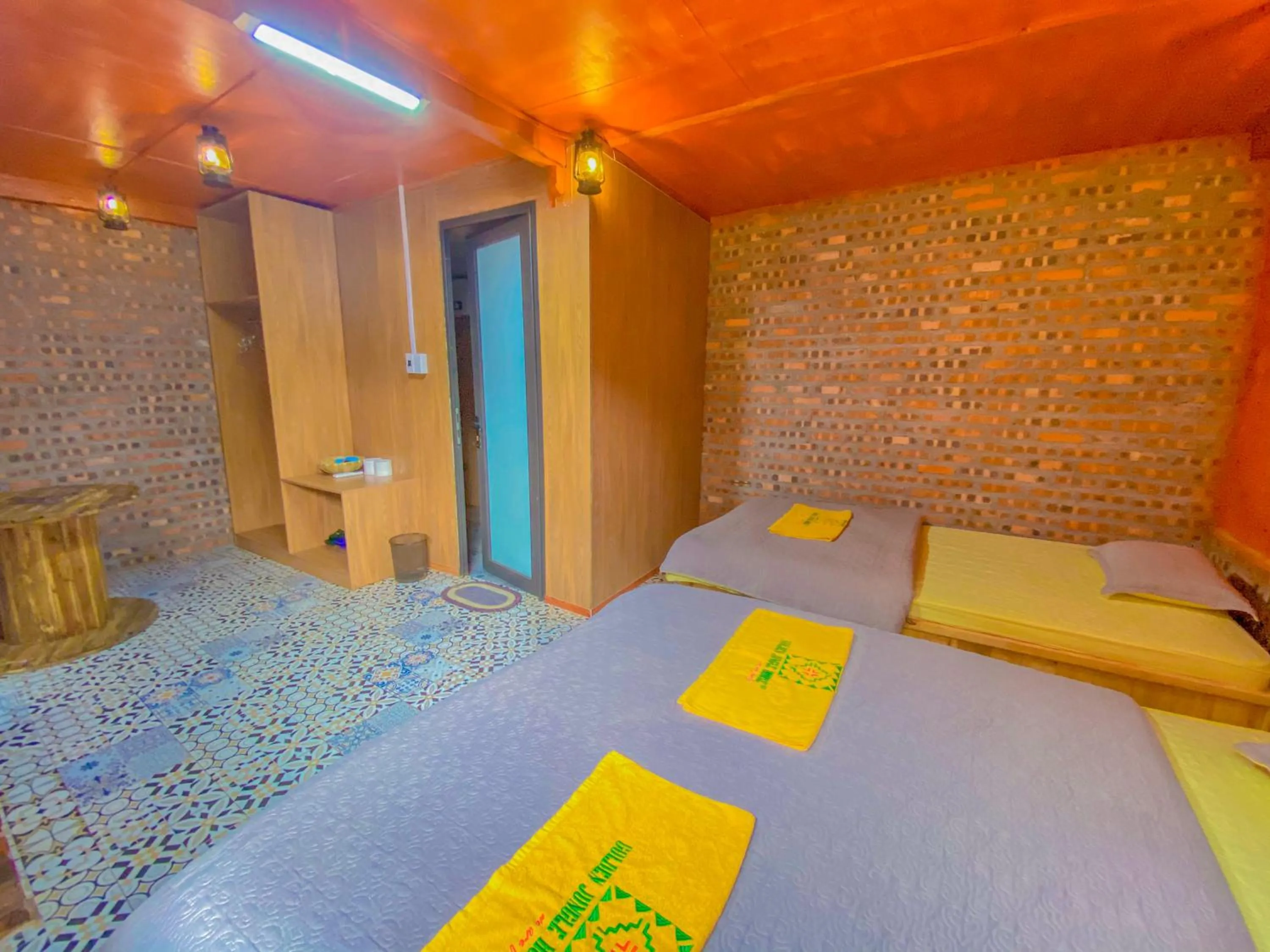 Shower in Golden Jungle House