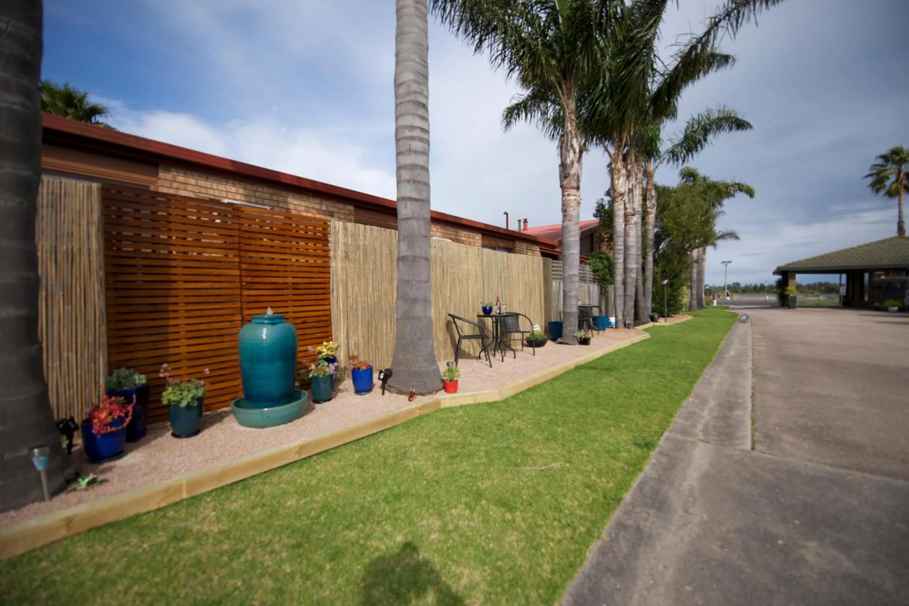 Garden in Sandbar Motel