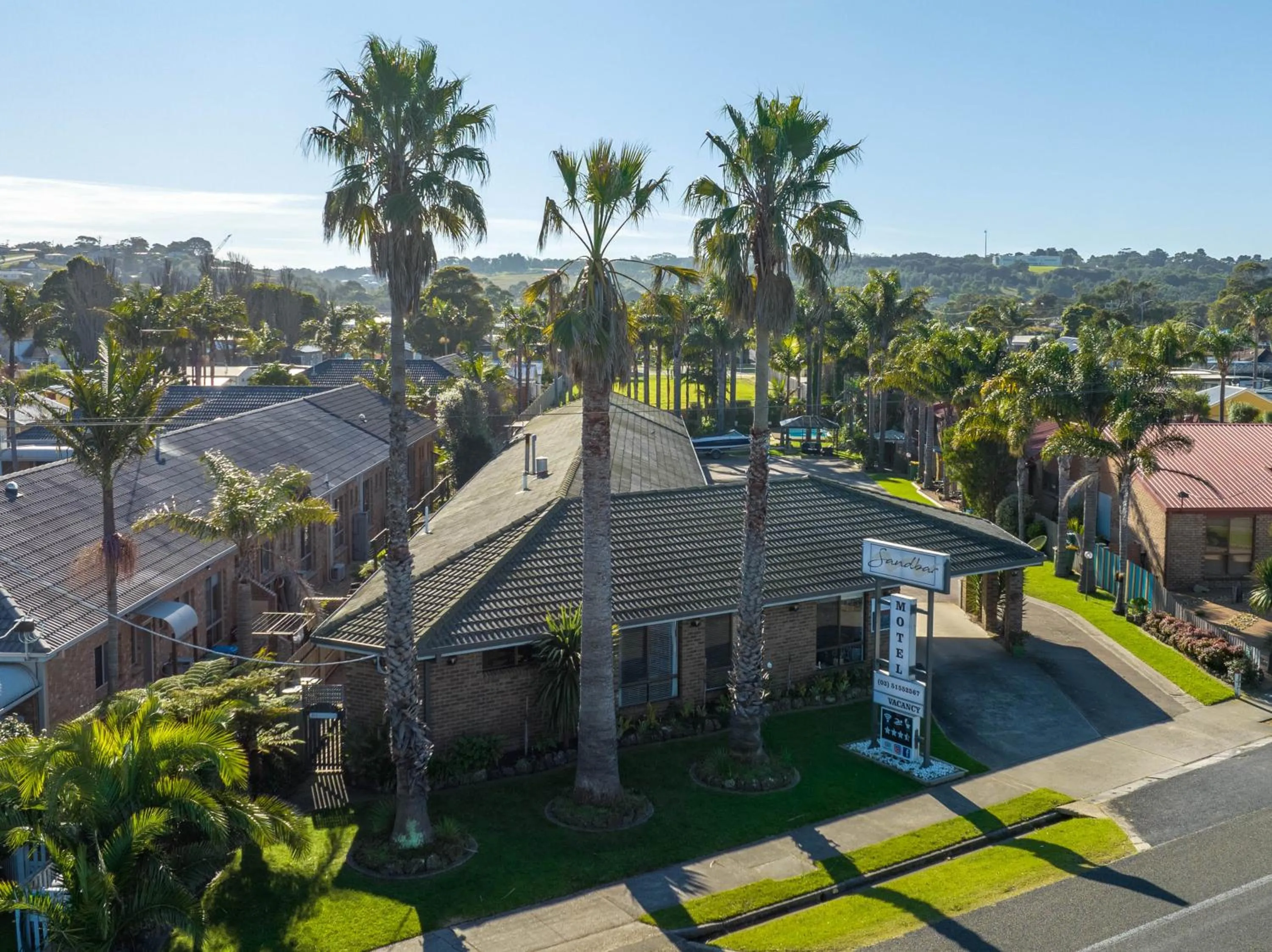 Bird's eye view in Sandbar Motel
