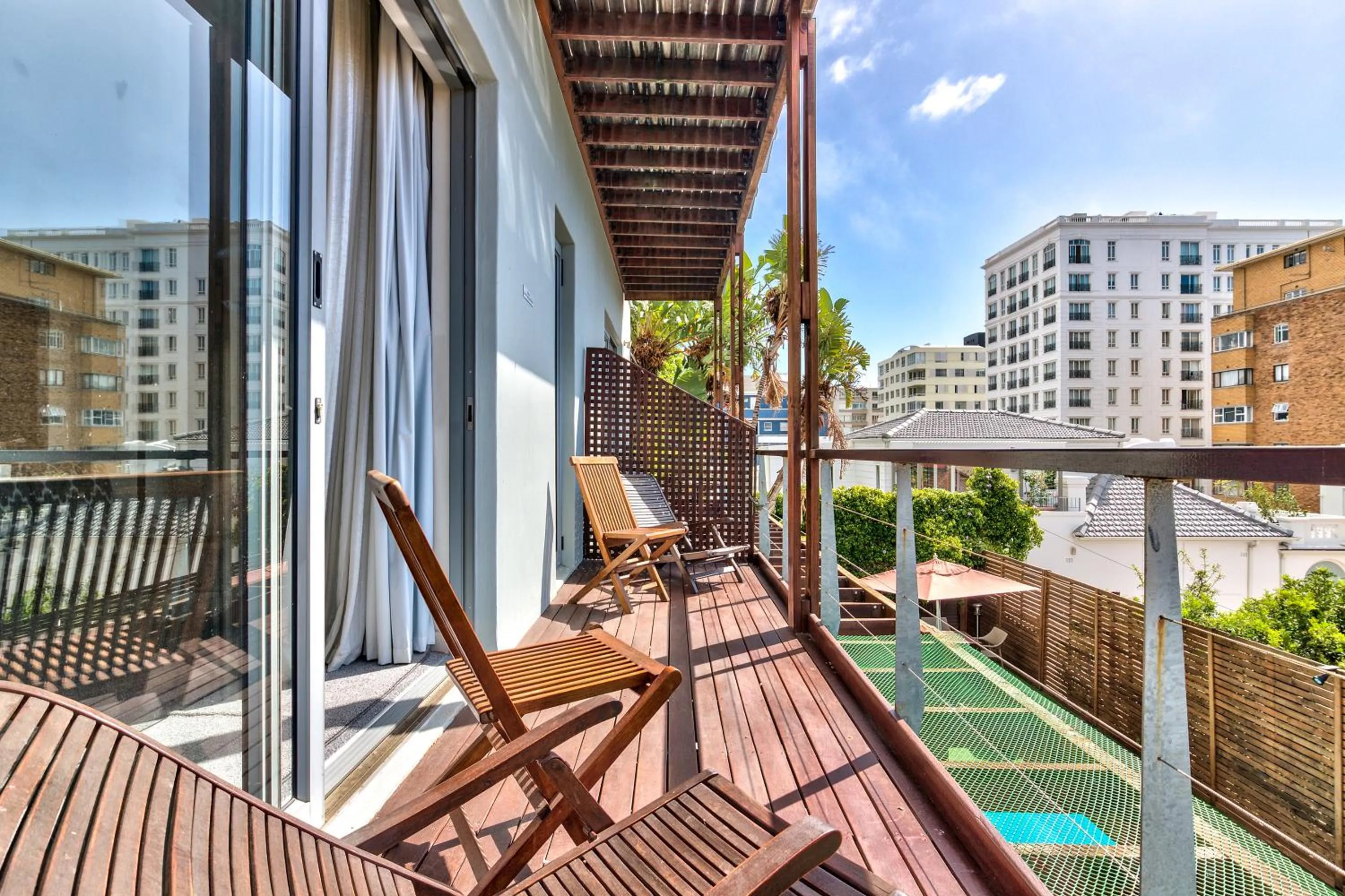 Balcony/Terrace in The One 8 Hotel in Green Point - Solar Power