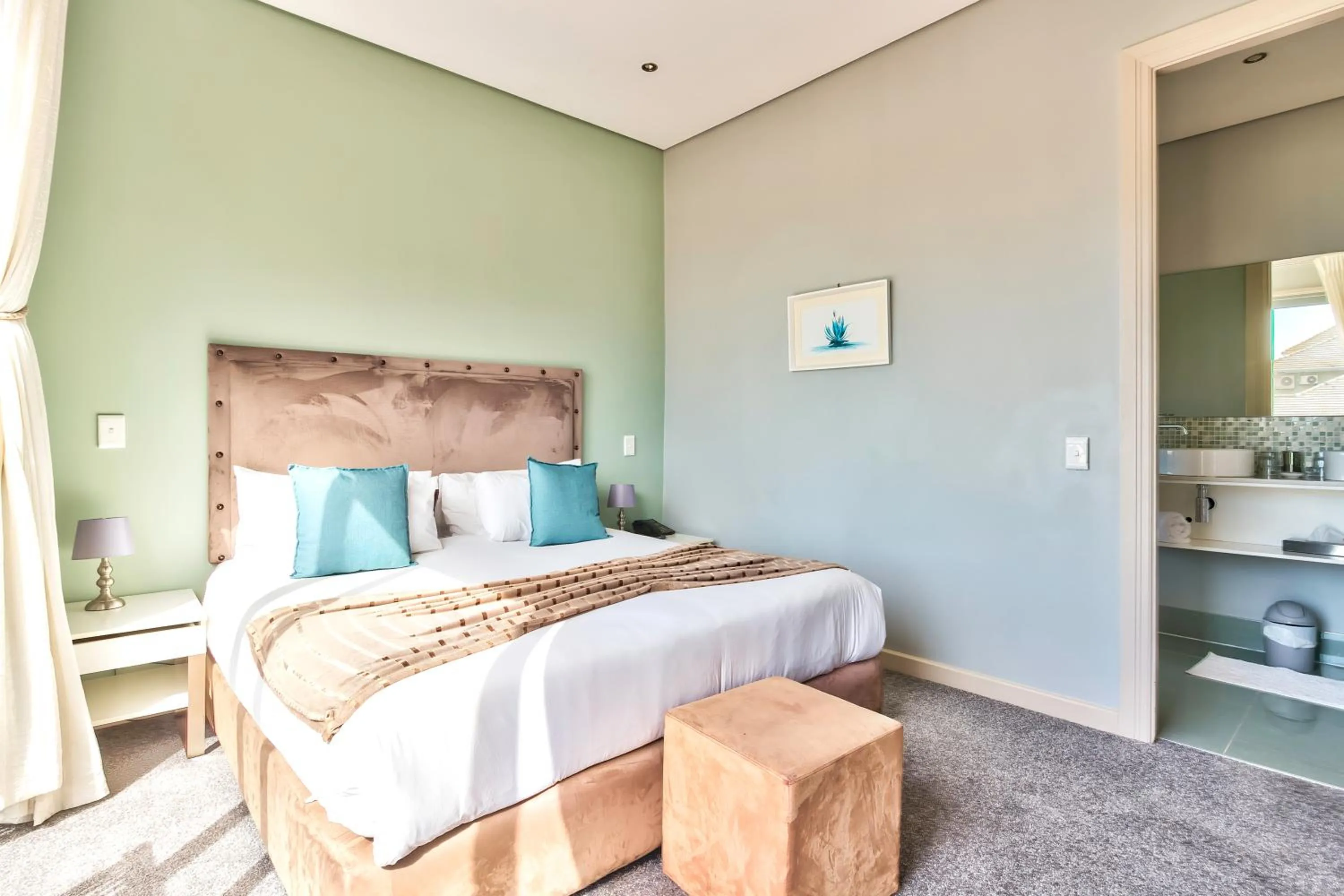 Bed in The One 8 Hotel in Green Point - Solar Power