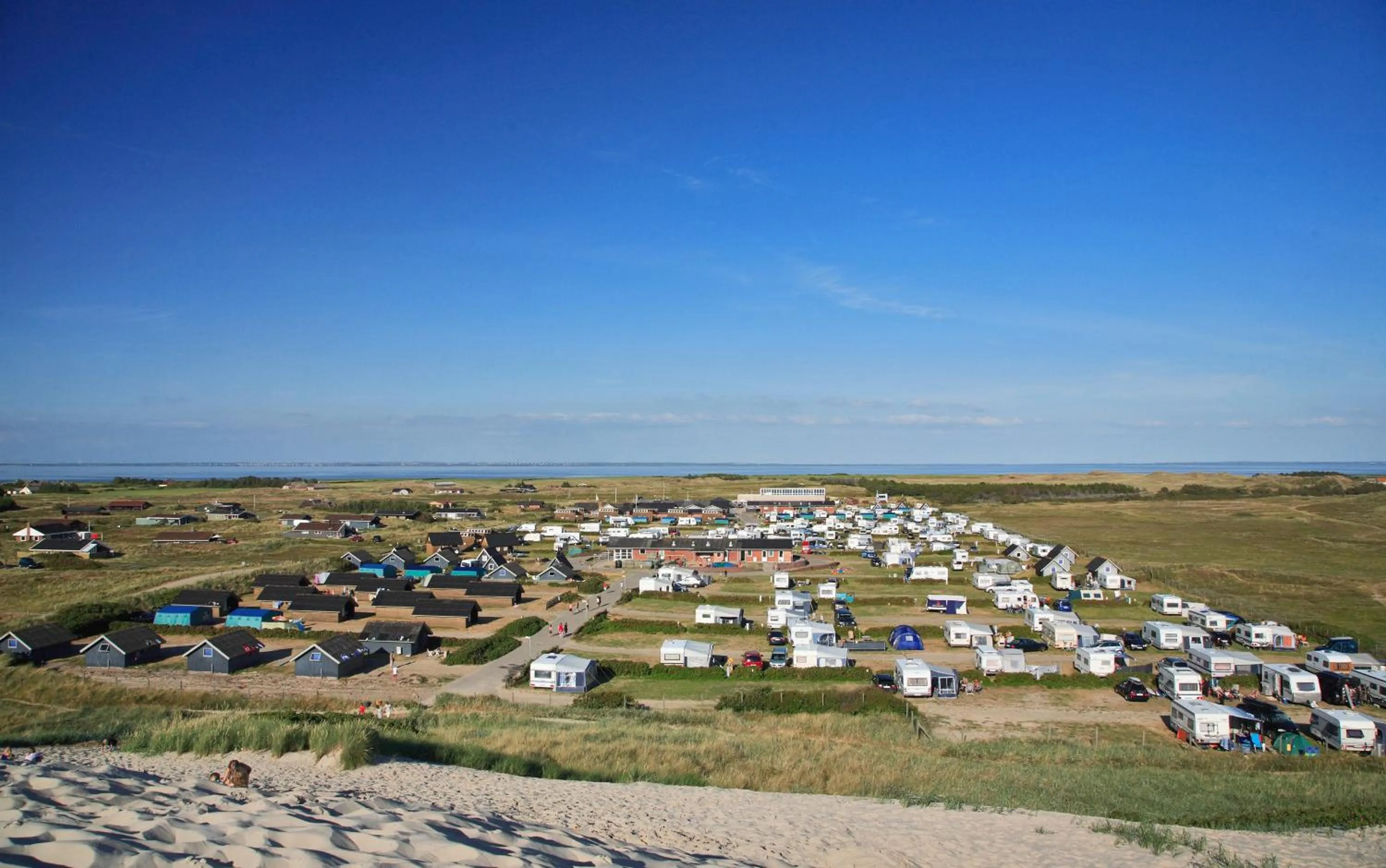 Bird's eye view in Hvide Sande Beach Apartments