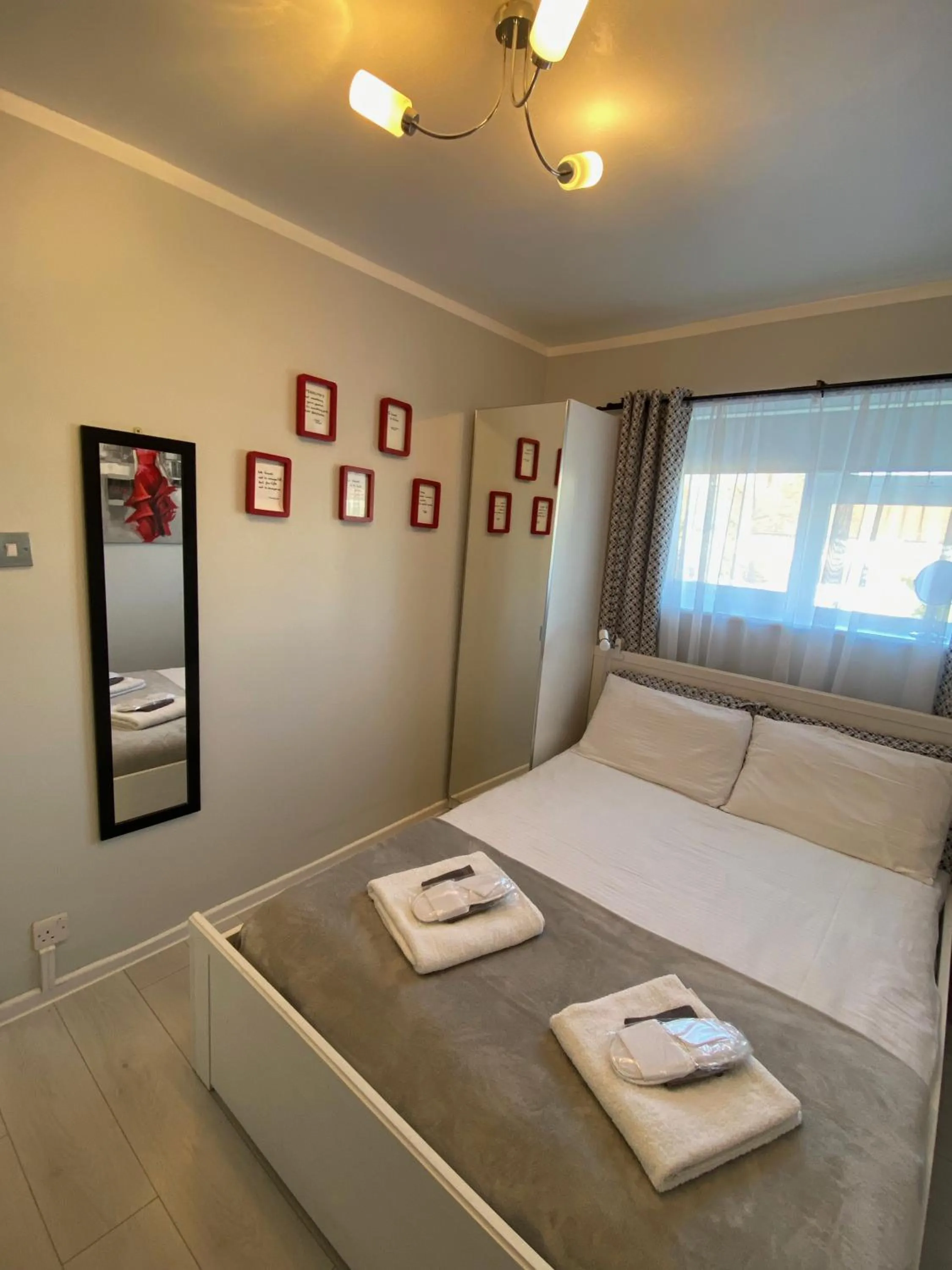 Bed in Comfortable rooms in the house