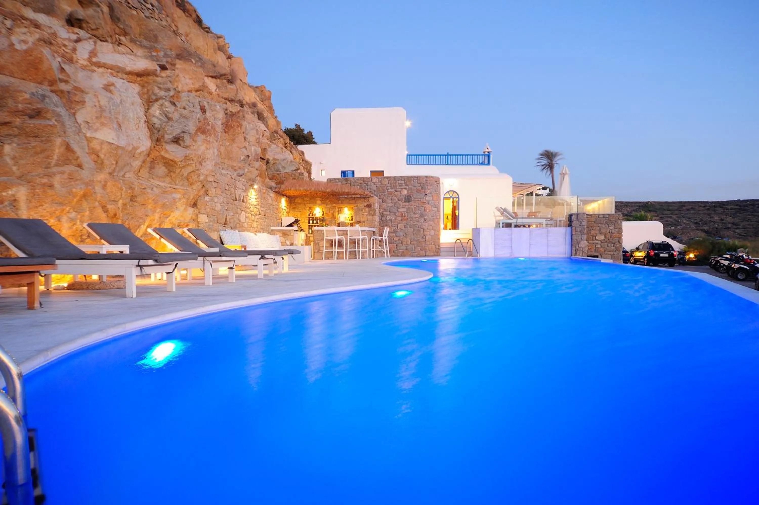 Swimming pool in Mykonos Beach Hotel
