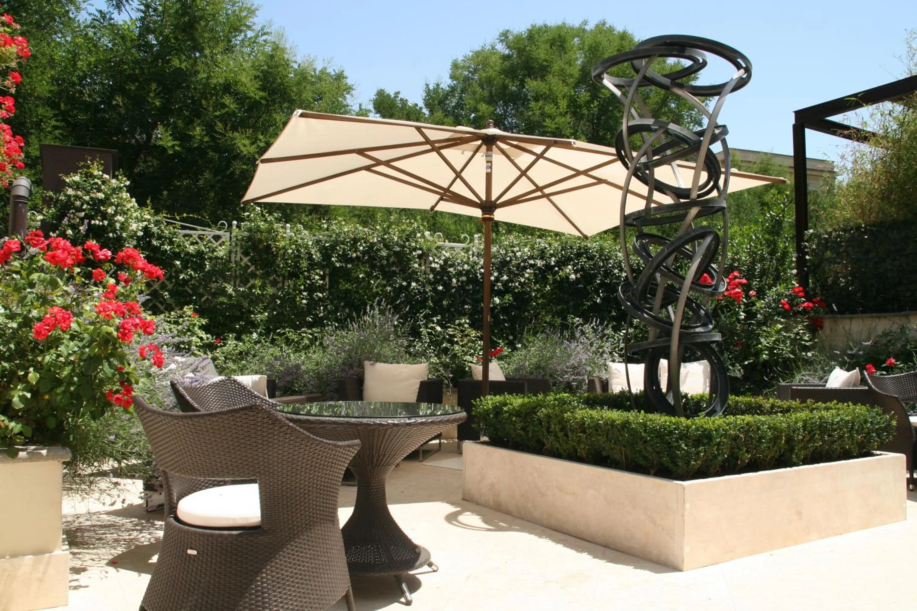 Garden in Hotel Villa Duse