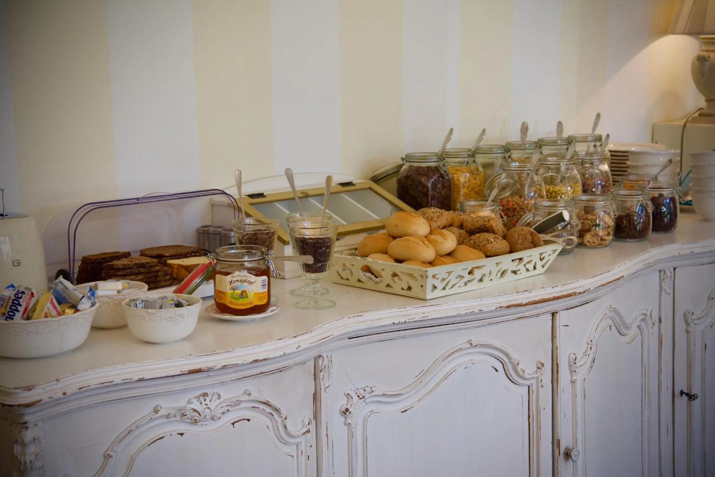 Buffet breakfast in Landhaus Hamm THE UNIQUE BOUTIQUE HOTEL