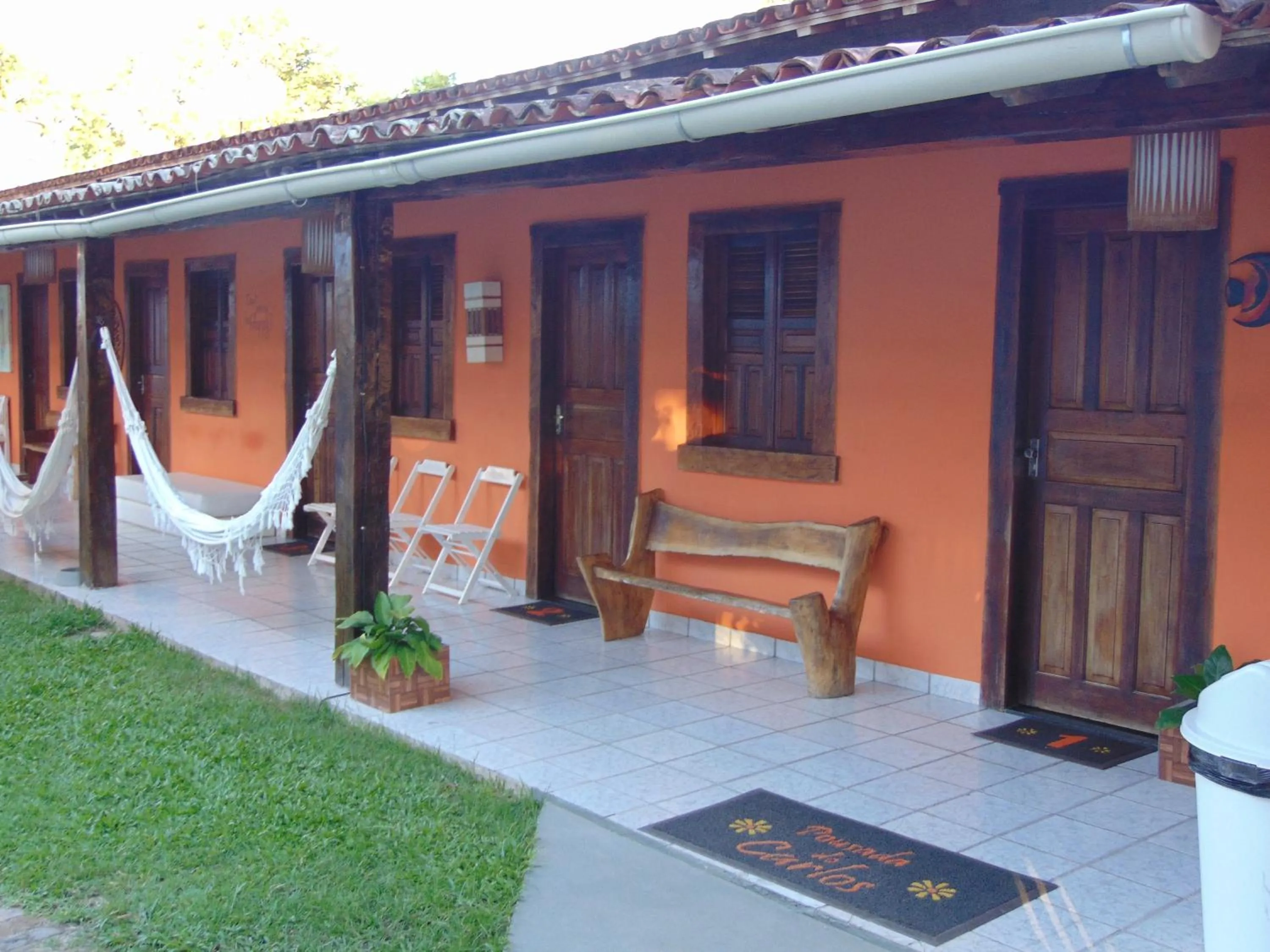 Balcony/Terrace in Pousada do Carlos