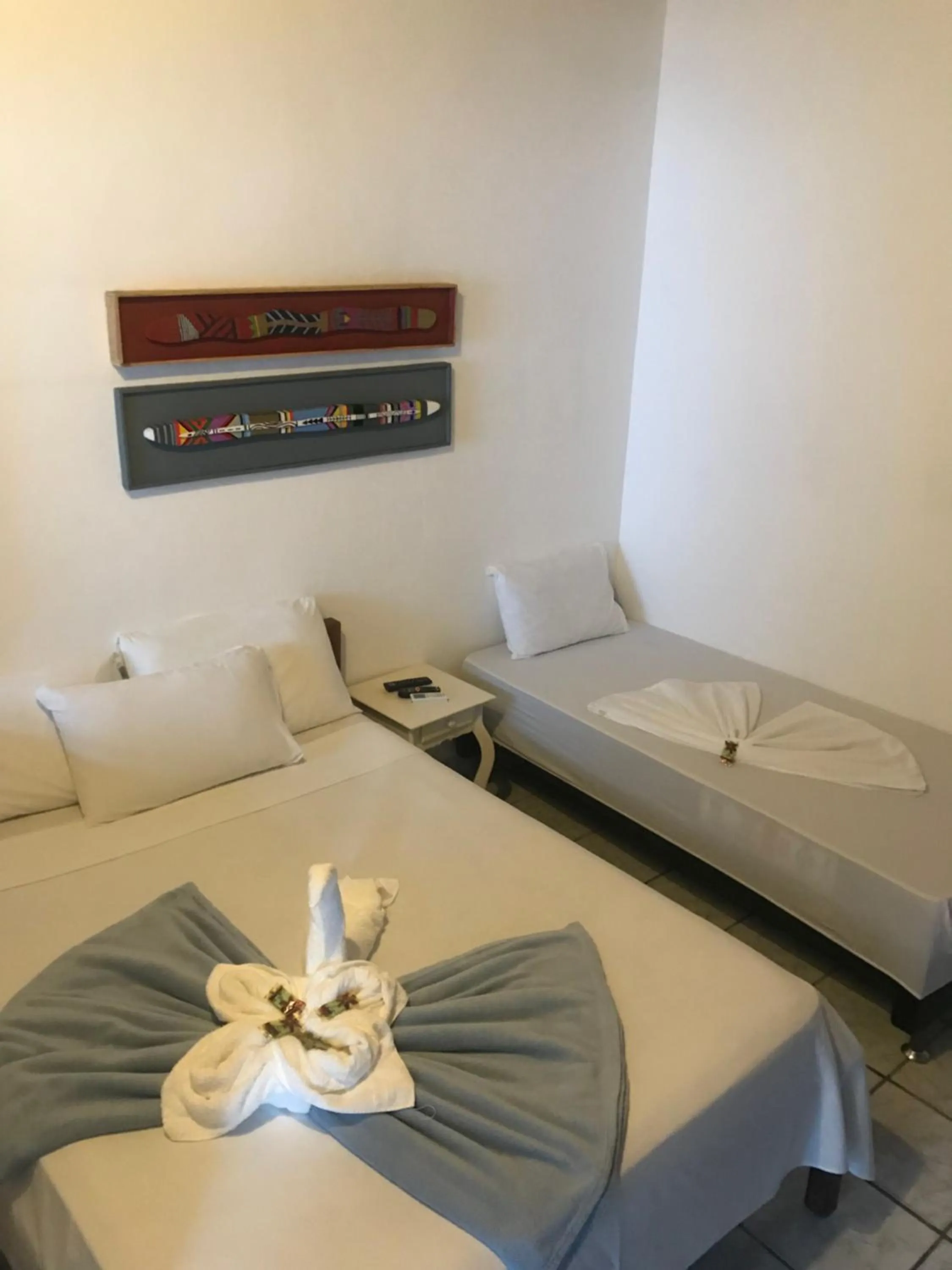 Bed in Pousada do Carlos