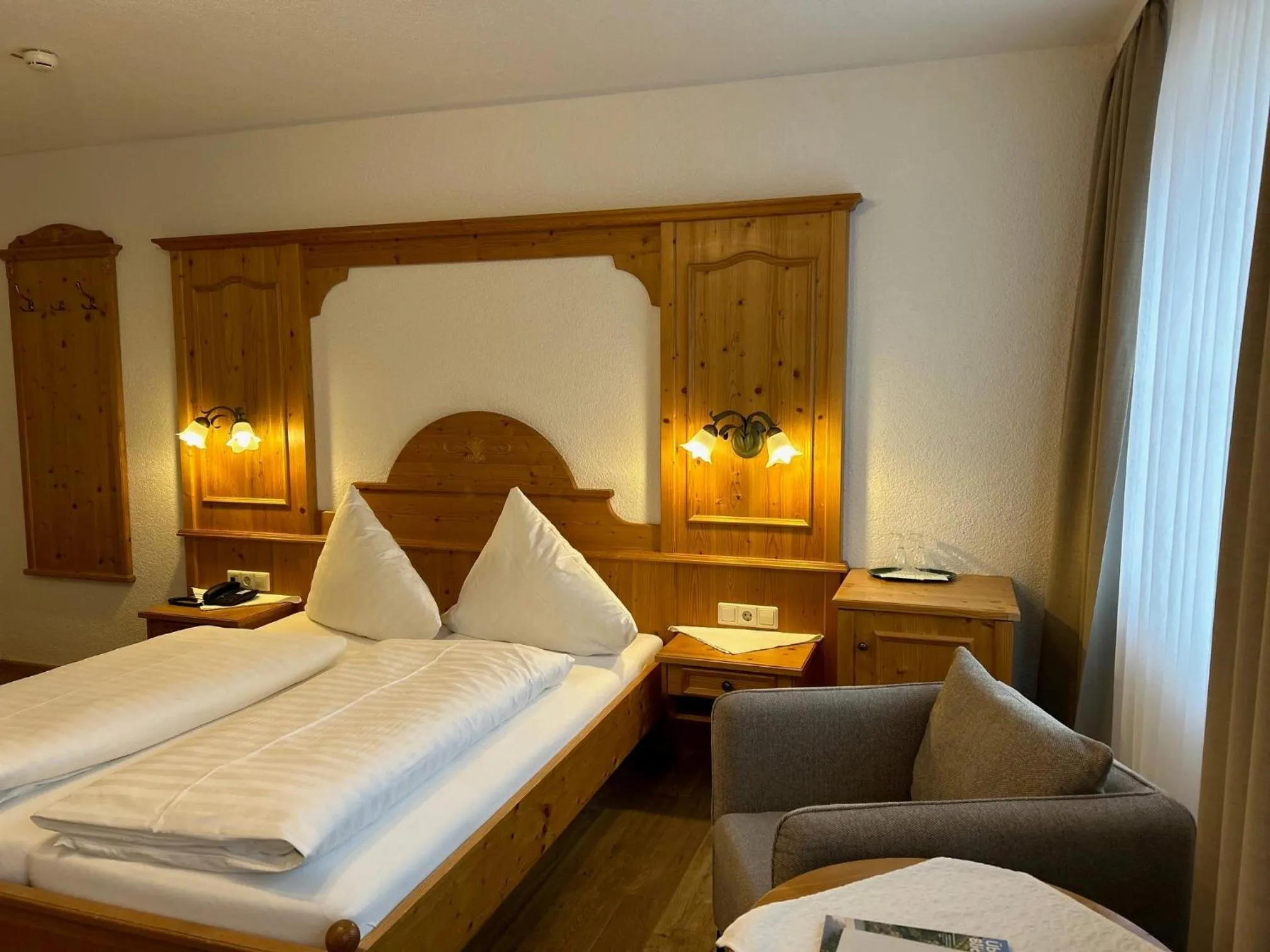 Bed in Seehotel Schäpfle