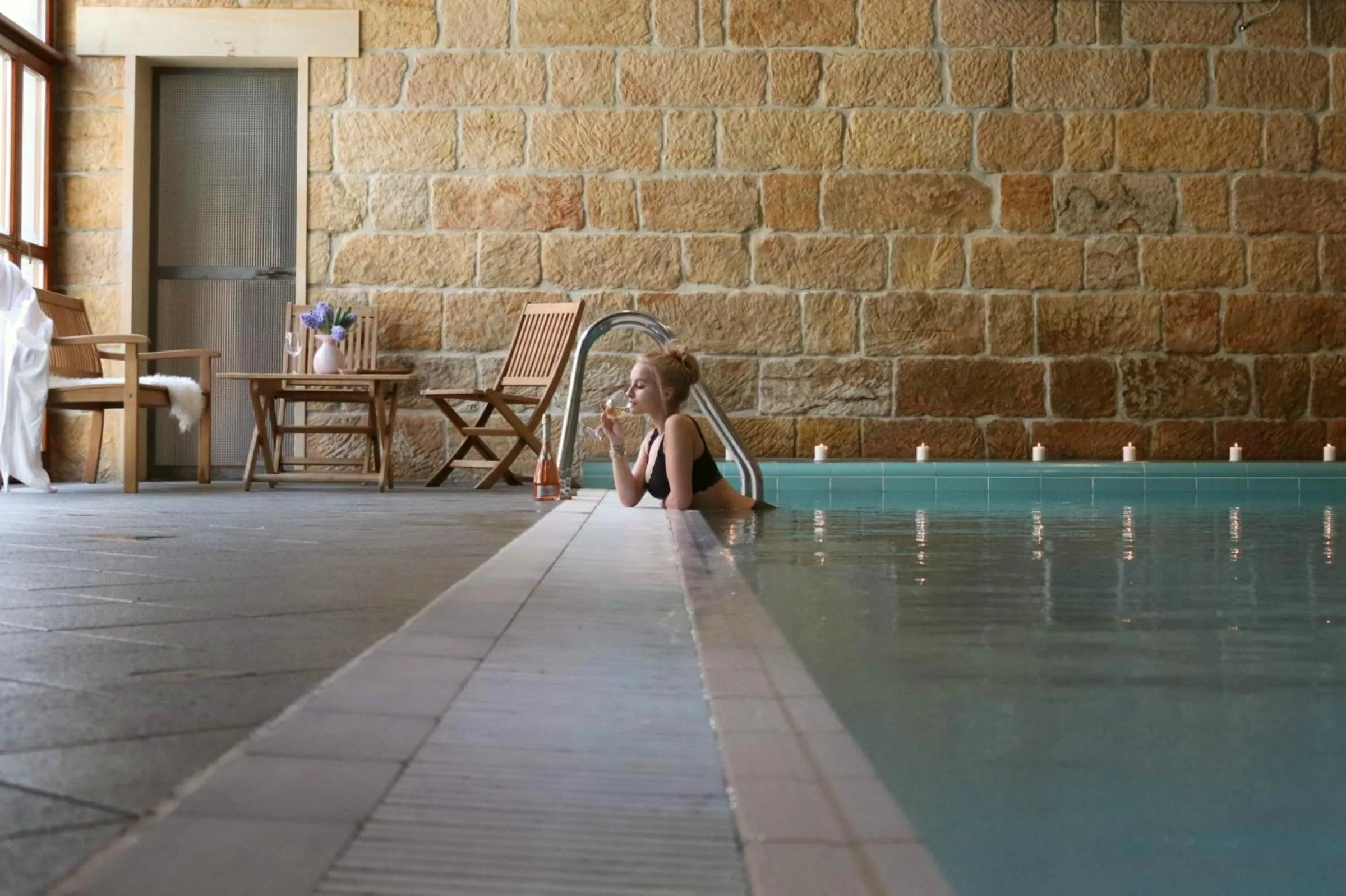 People in Wellness Hotel Zámeček