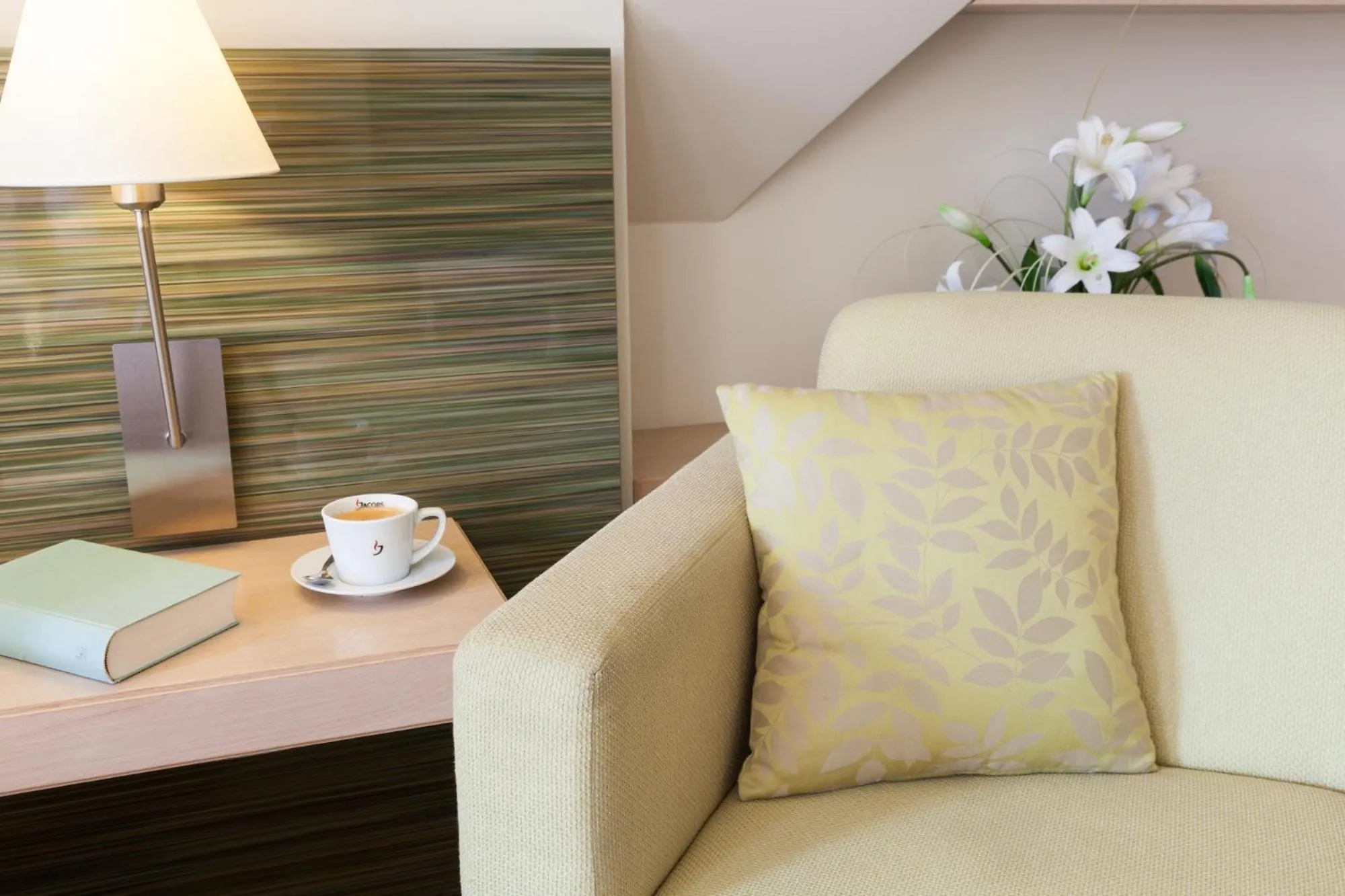 Seating area in Logis Hôtel Kur- und Wellnesshaus Spree Balance