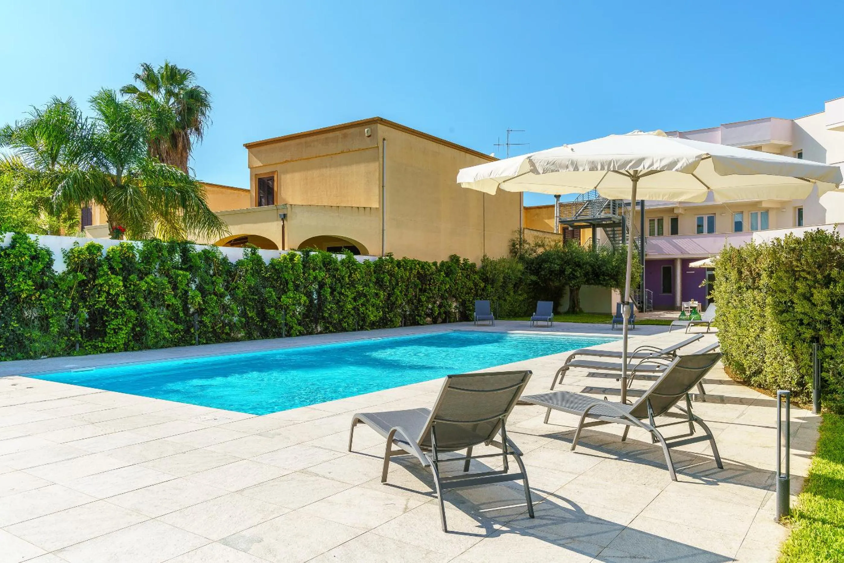 Patio in Travini Hotel Residence