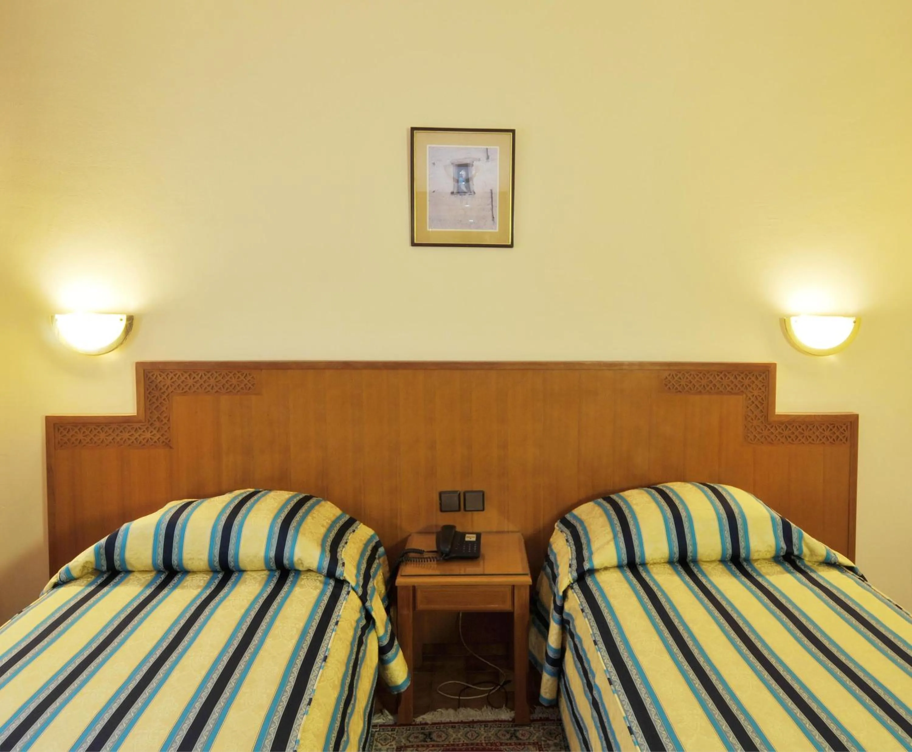 Bed in Hotel Splendid