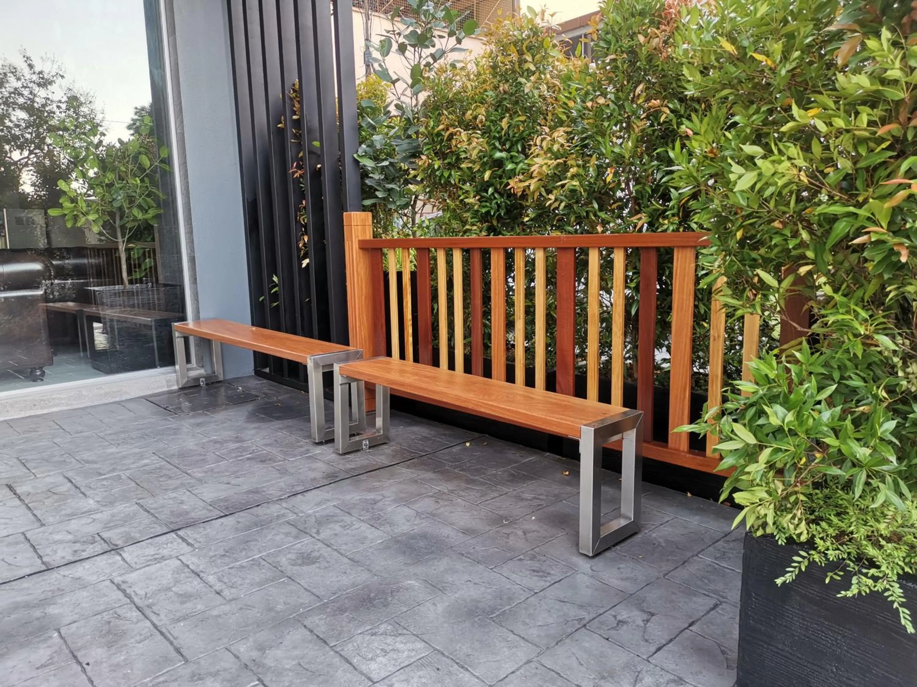 Patio in Frame Hotel