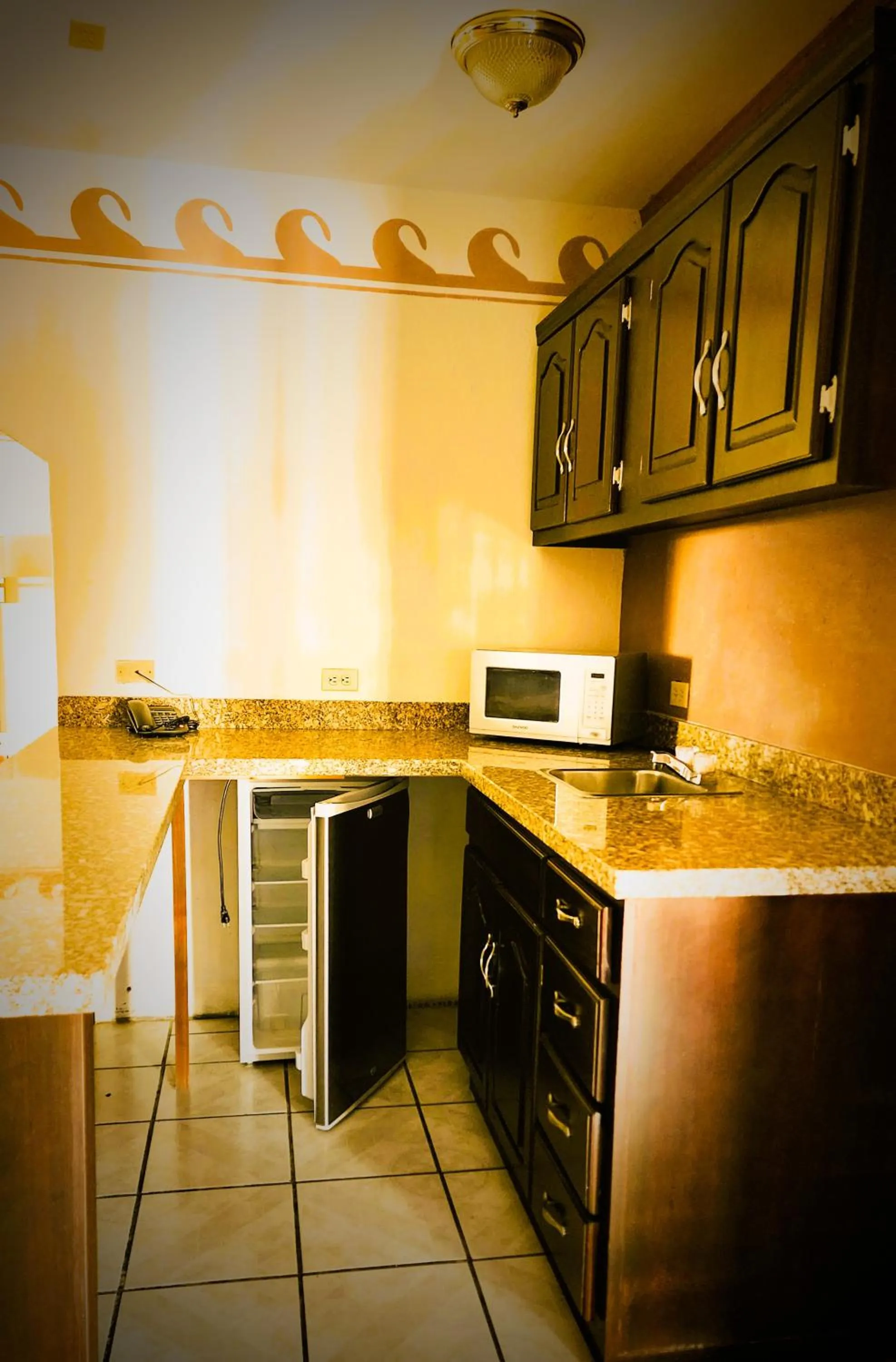 Kitchen or kitchenette in Hotel Paraiso