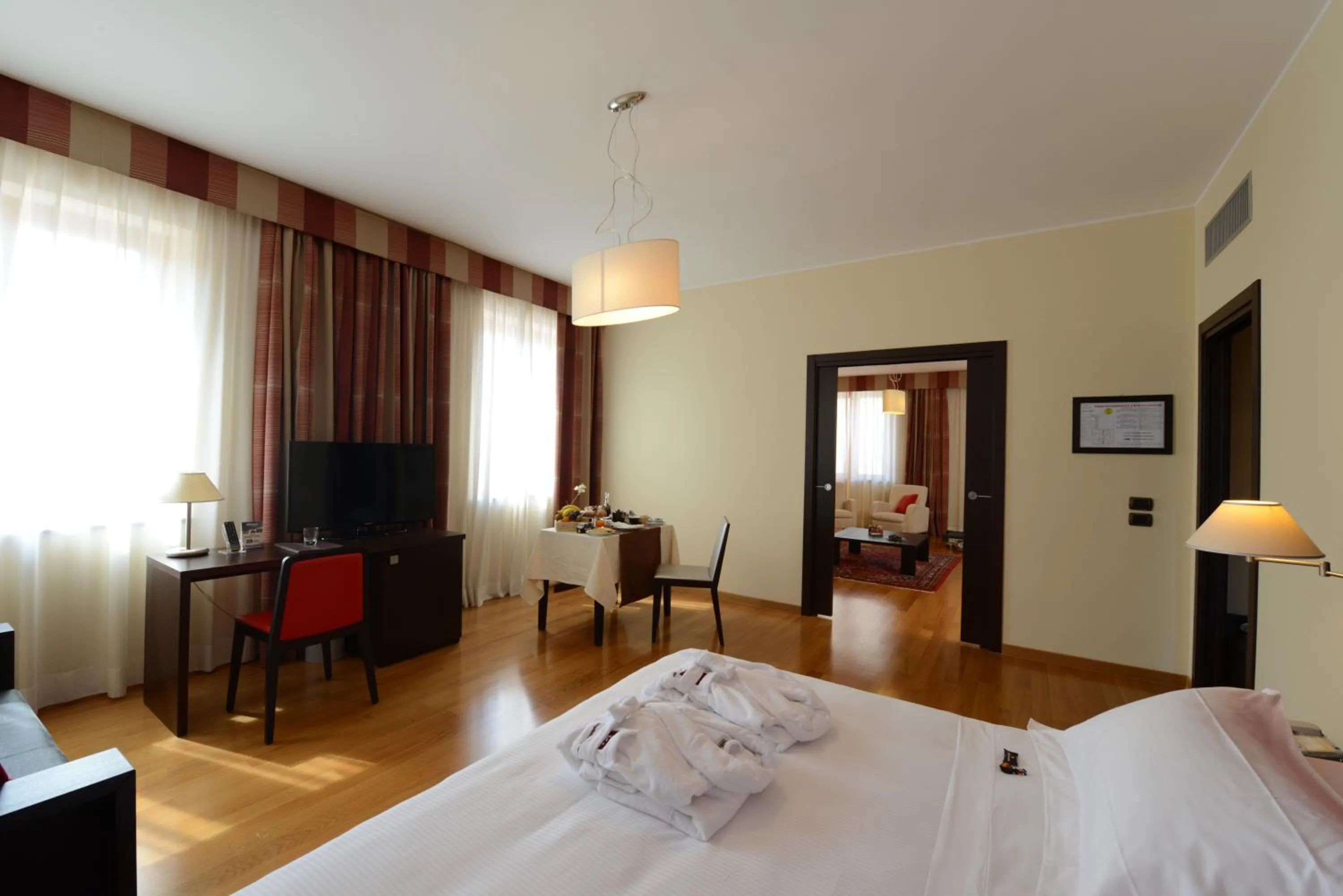 Bed in Hotel Guglielmo