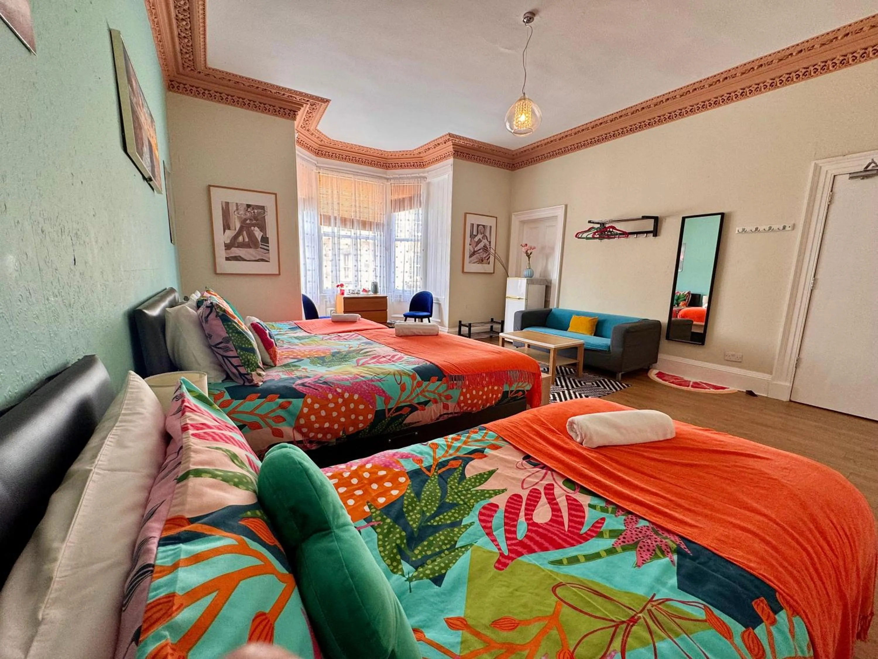 Bed in Apart Bernard Rooms