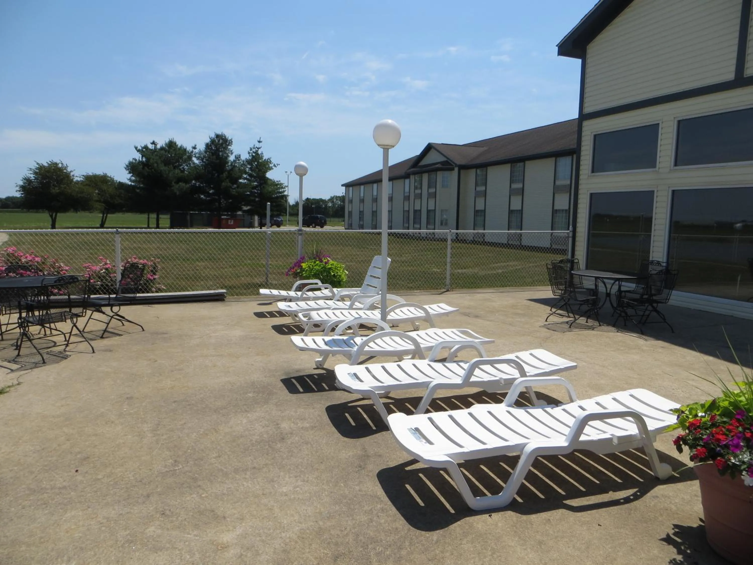 Patio in Ramada by Wyndham Springfield North