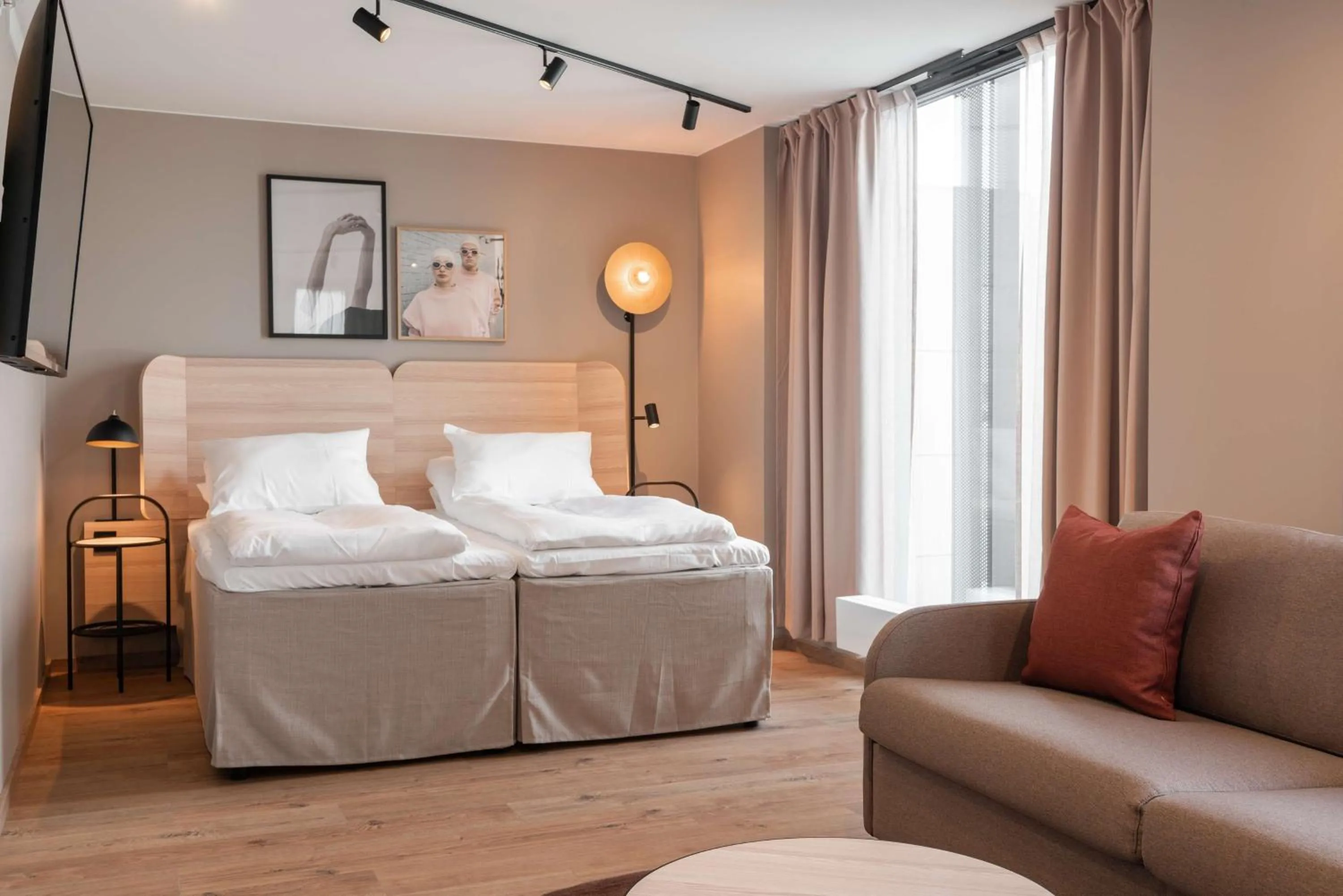 Photo of the whole room, Bed in Scandic Hamar