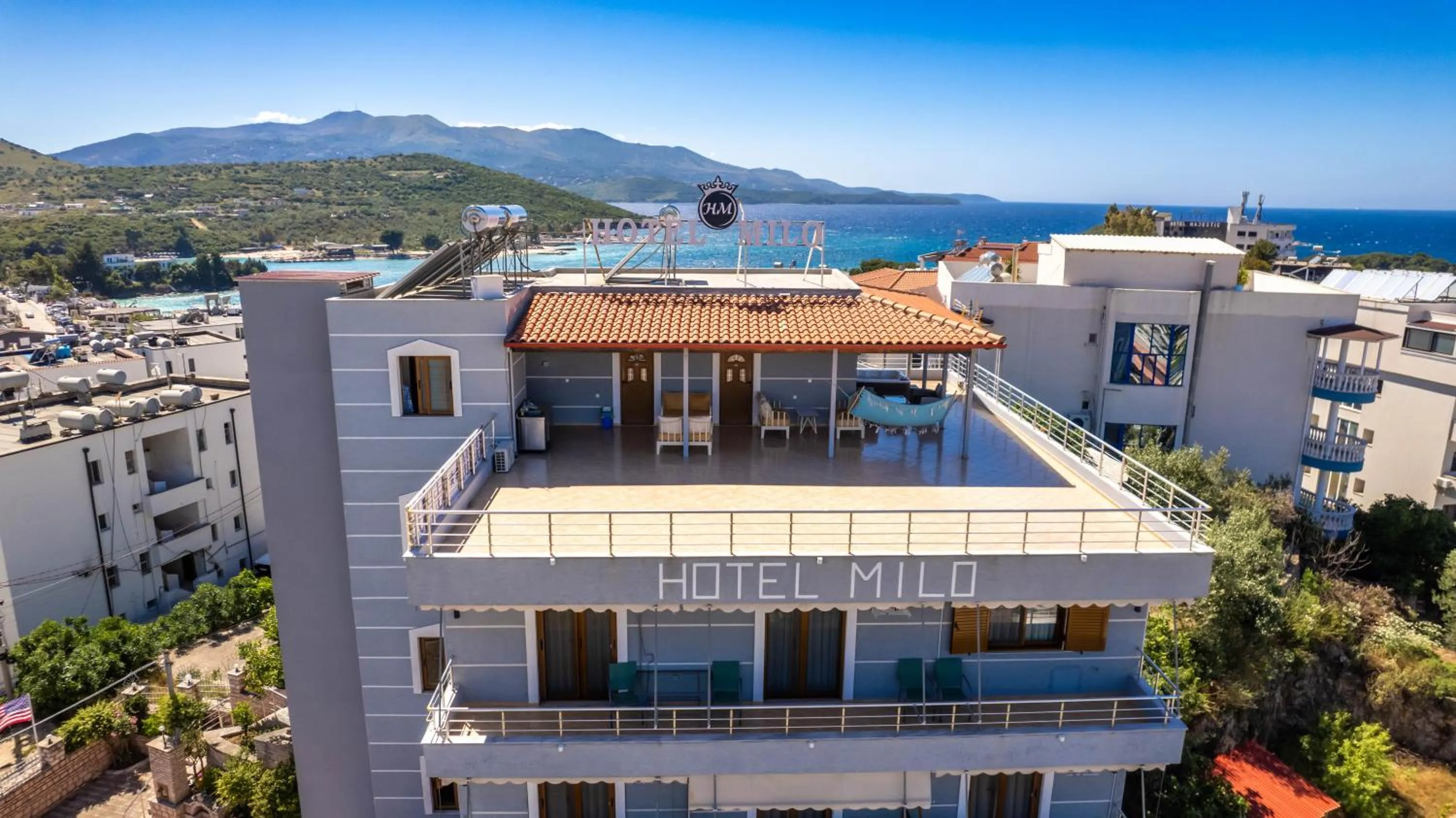 Property building in Hotel Milo Ksamil