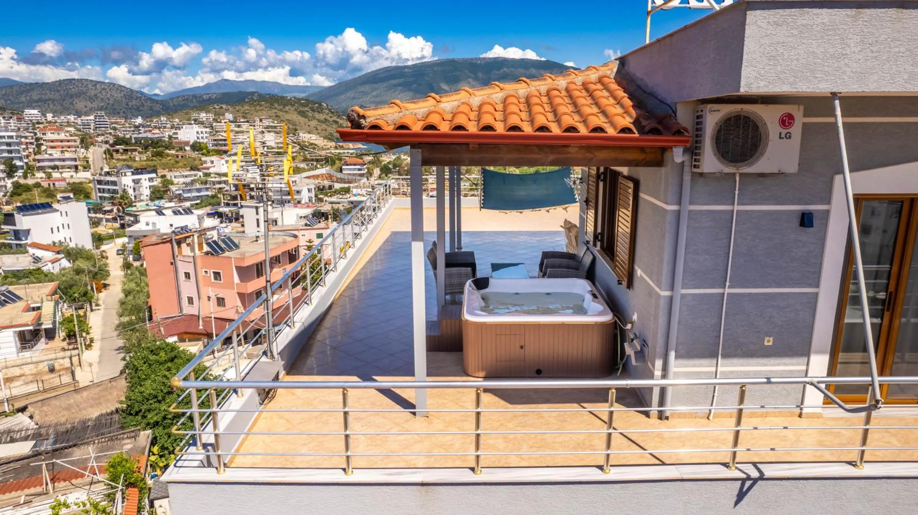 Balcony/Terrace in Hotel Milo Ksamil