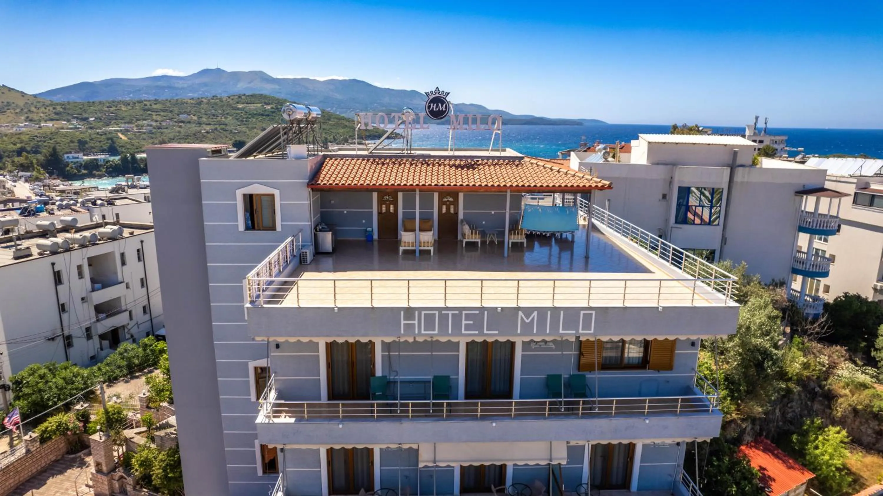 Property building in Hotel Milo Ksamil