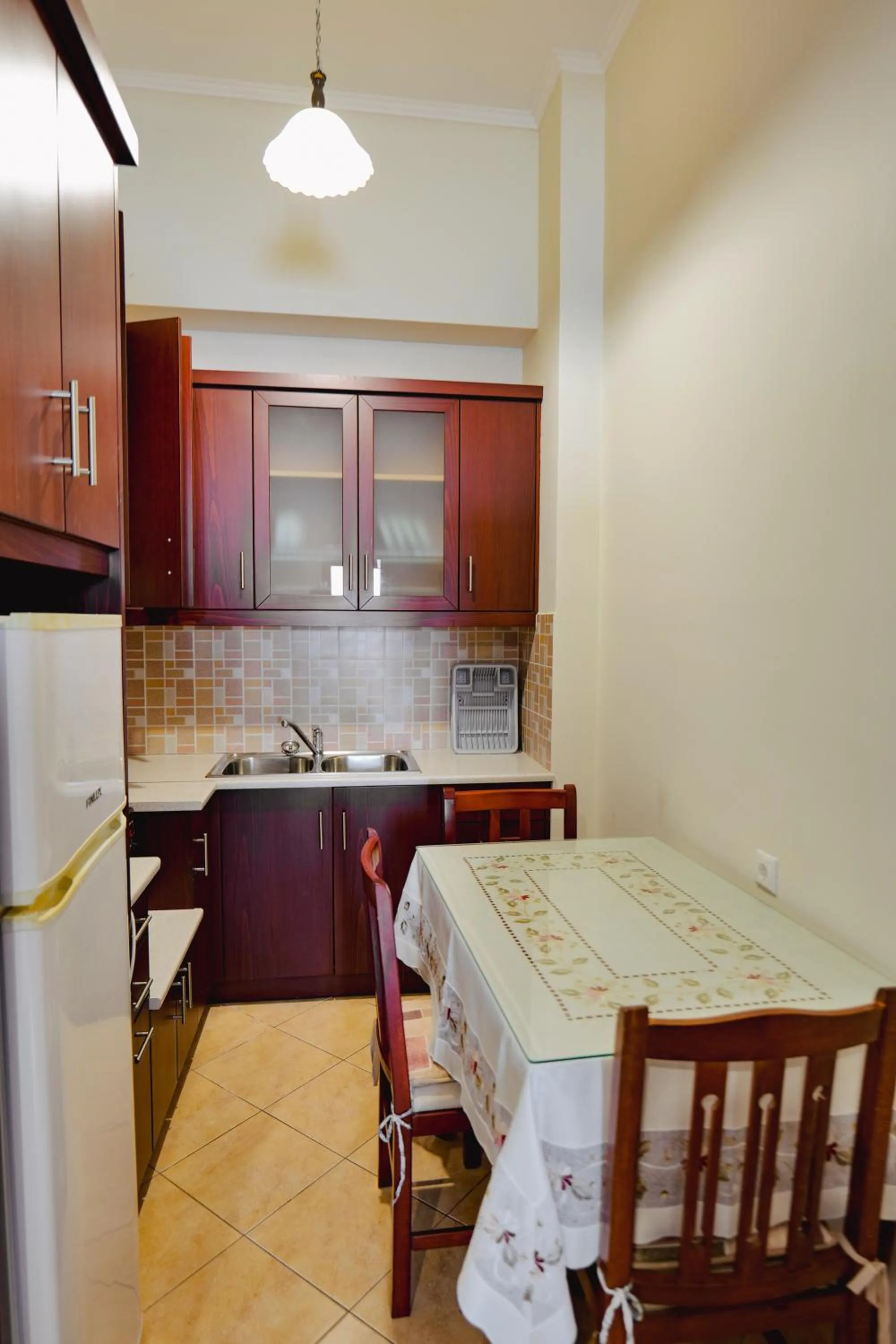 Kitchen or kitchenette in Hotel Milo Ksamil