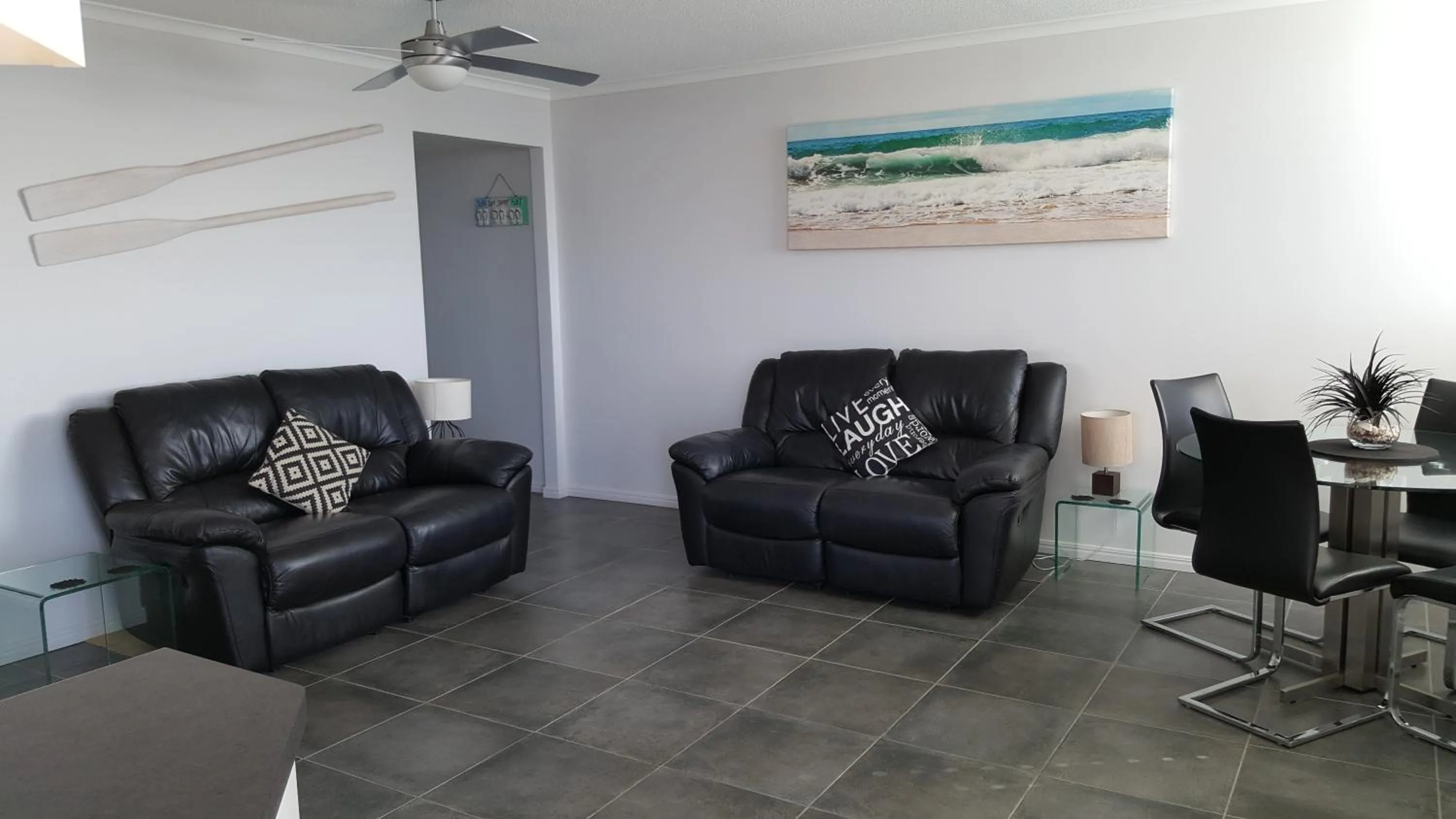 Living room in Banyandah Towers