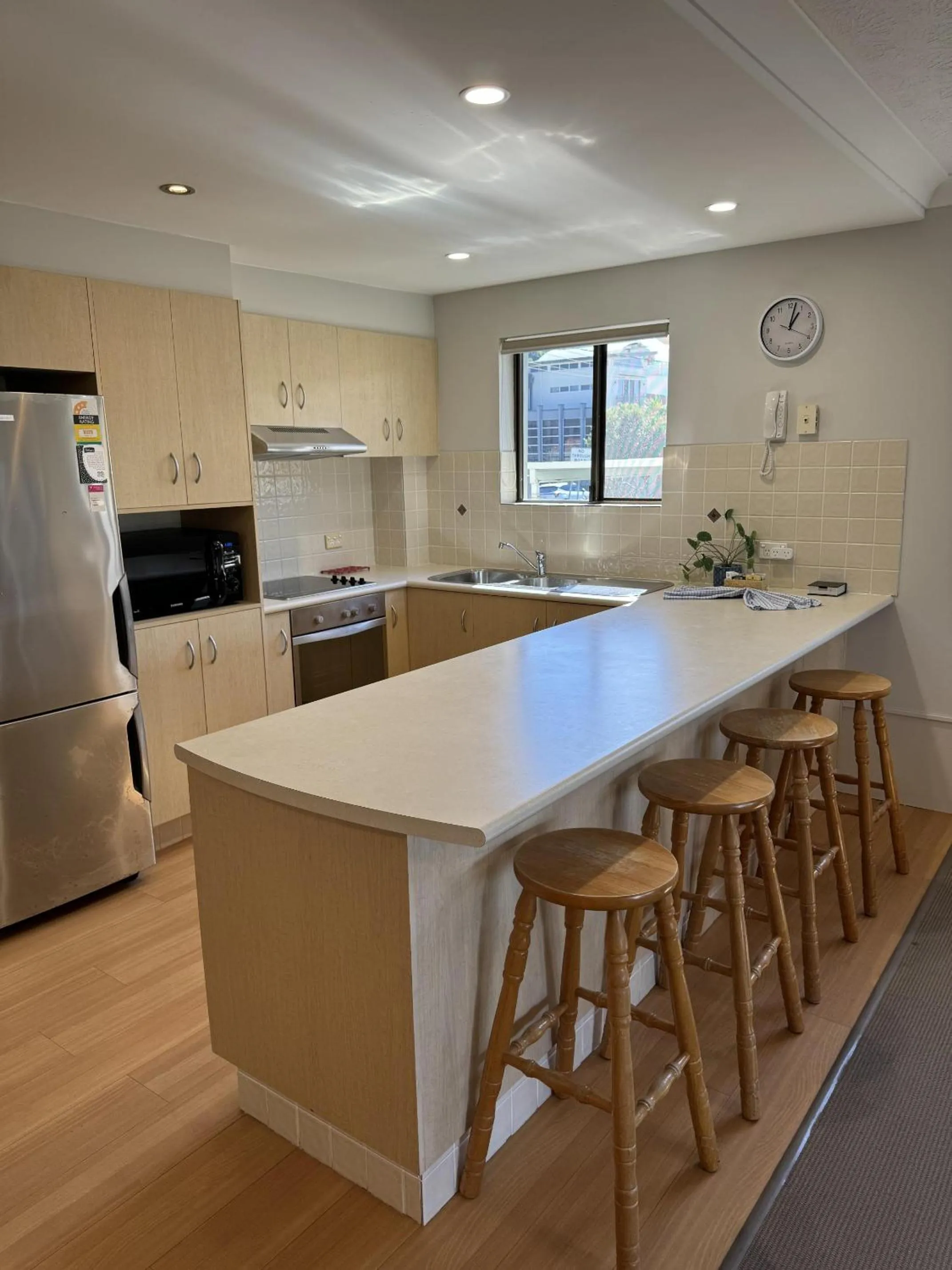 Kitchen or kitchenette in Sandrift Beachfront Apartments
