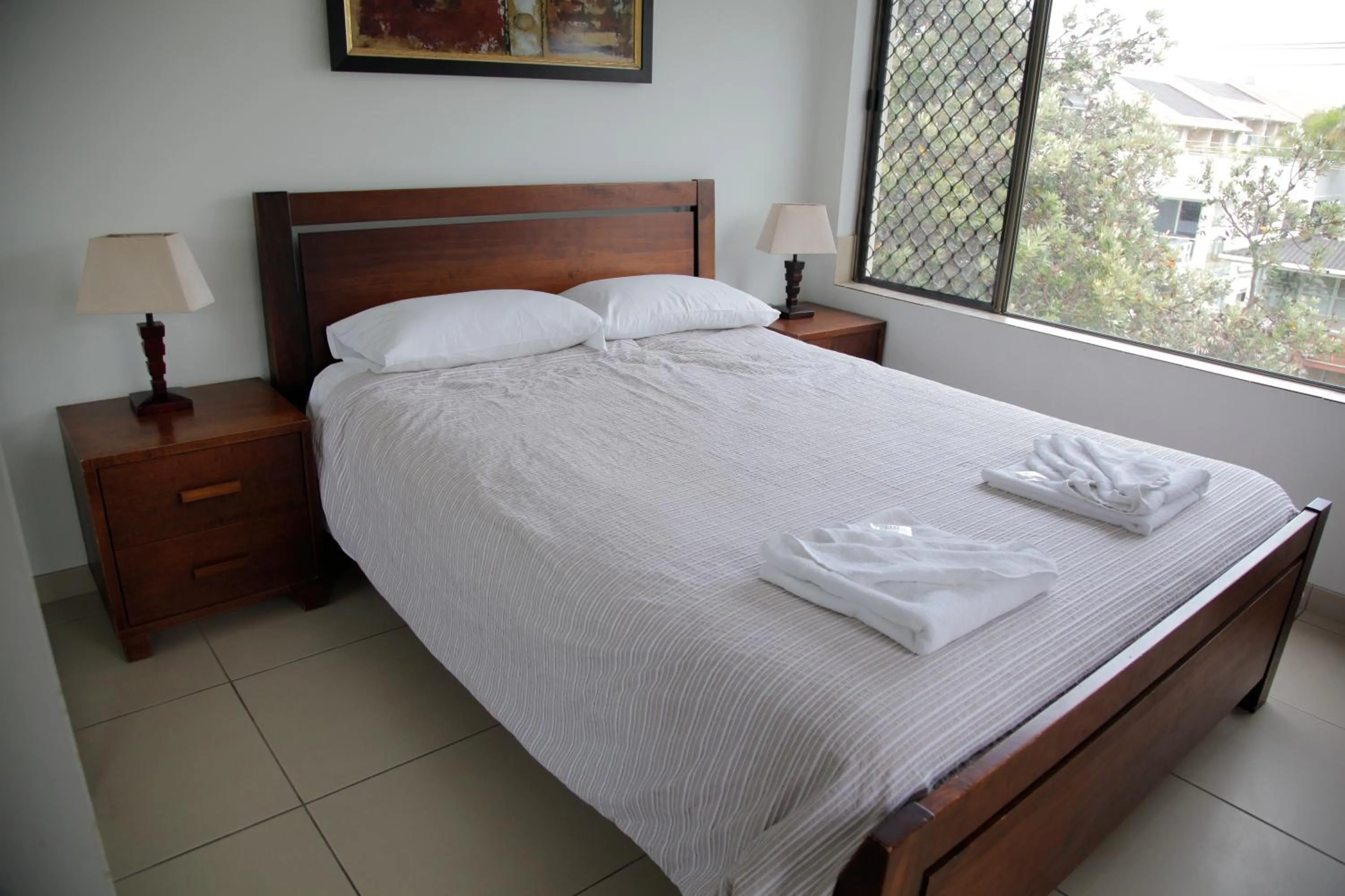 Bedroom, Bed in Sandrift Beachfront Apartments