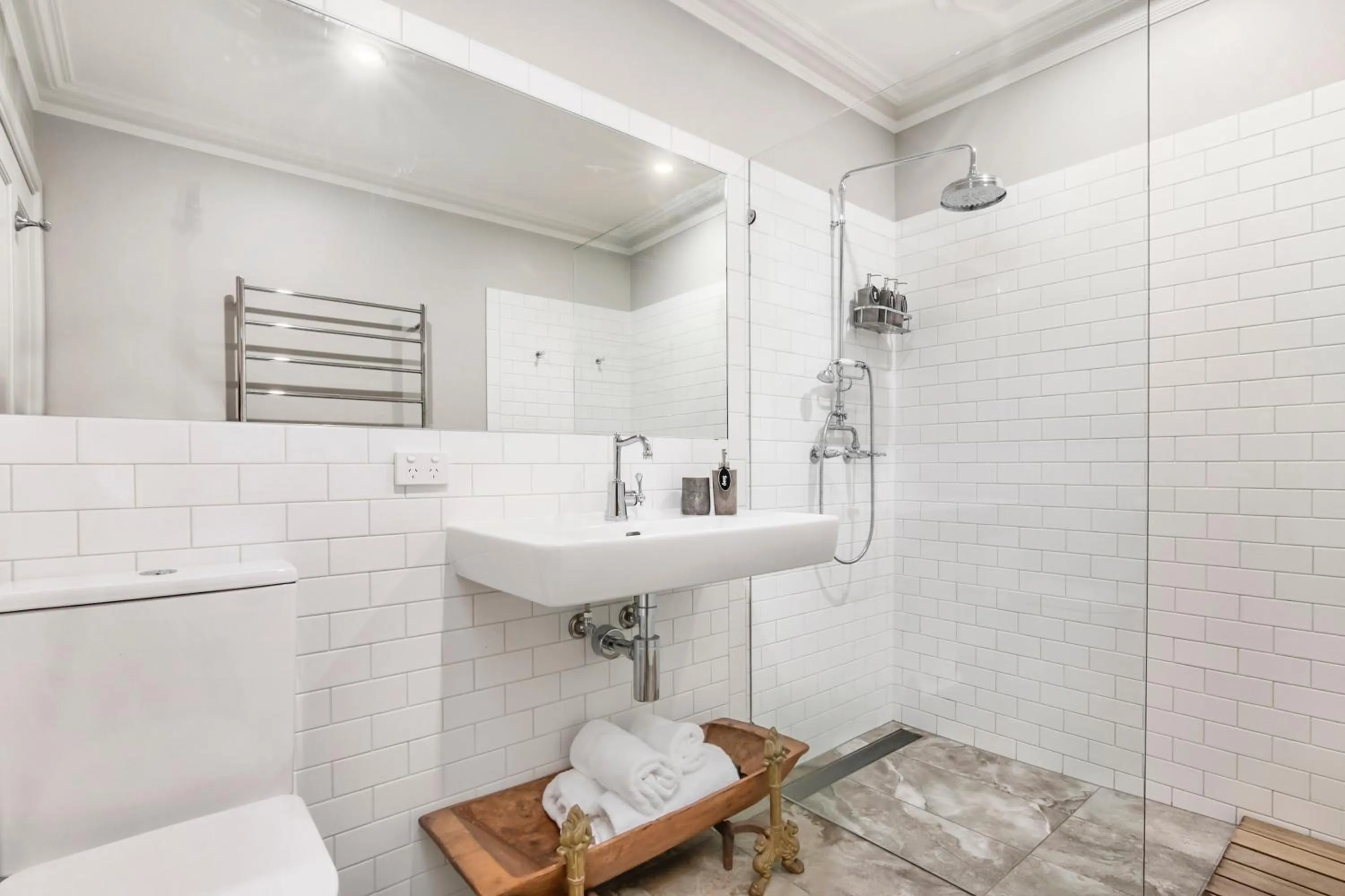 Shower in The Rivulet