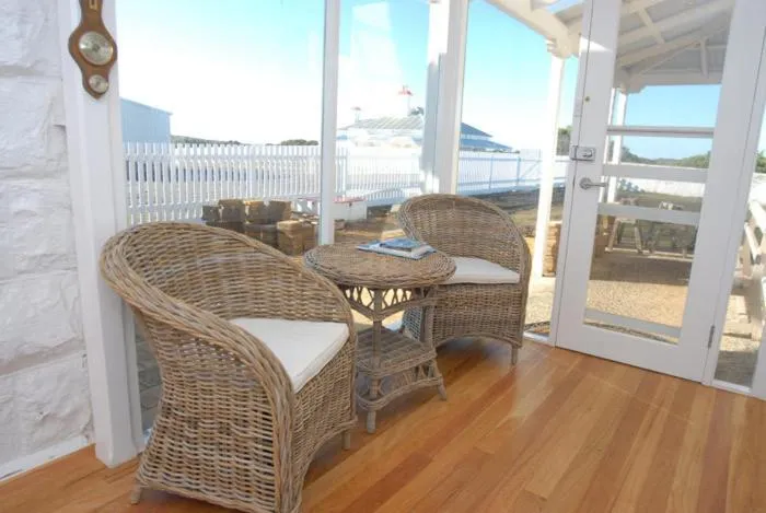 Seating area in Cape Nelson Lighthouse
