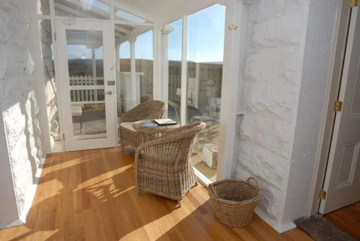 Seating area in Cape Nelson Lighthouse