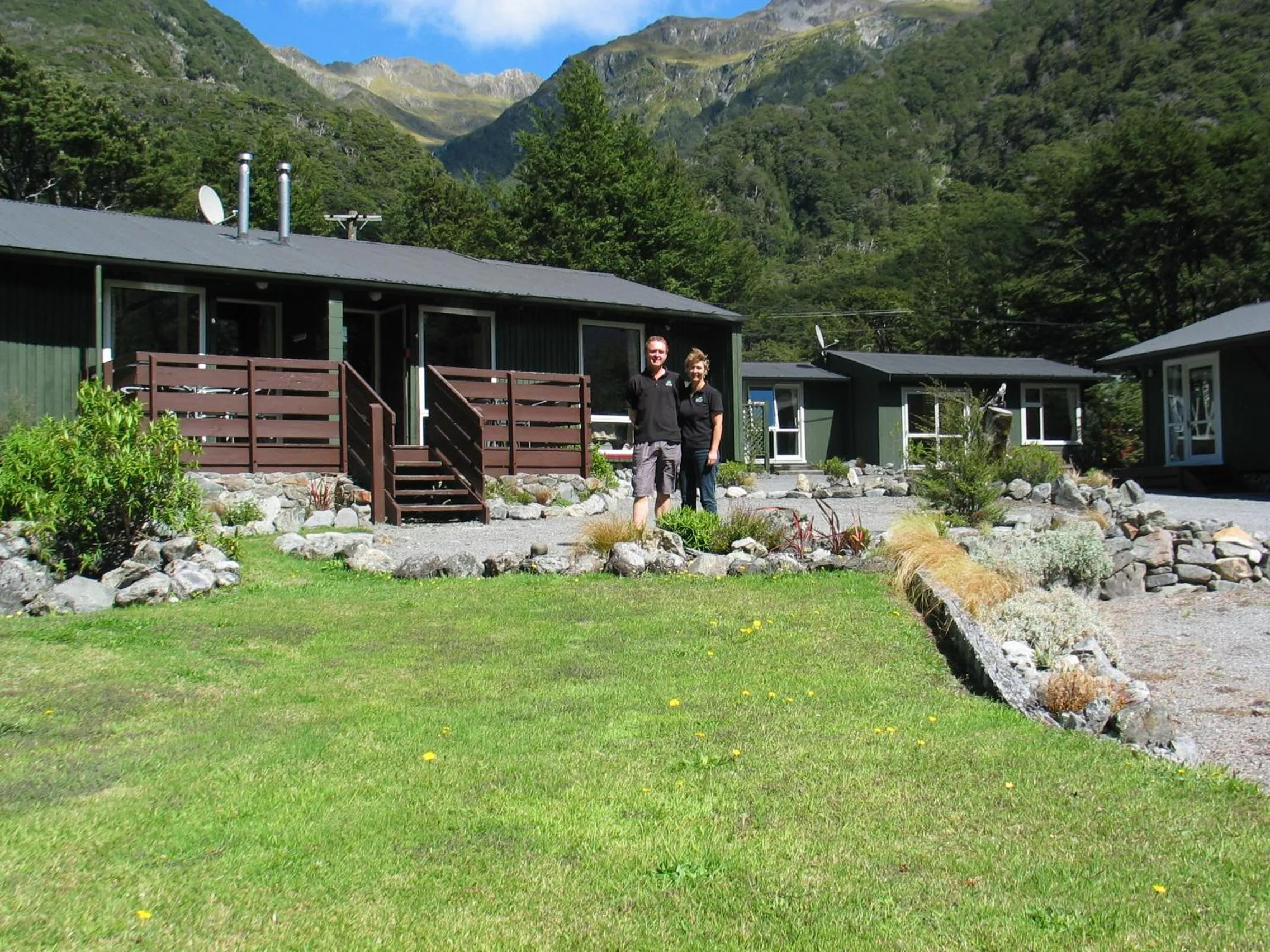 Property building in Arthur's Pass Alpine Motel