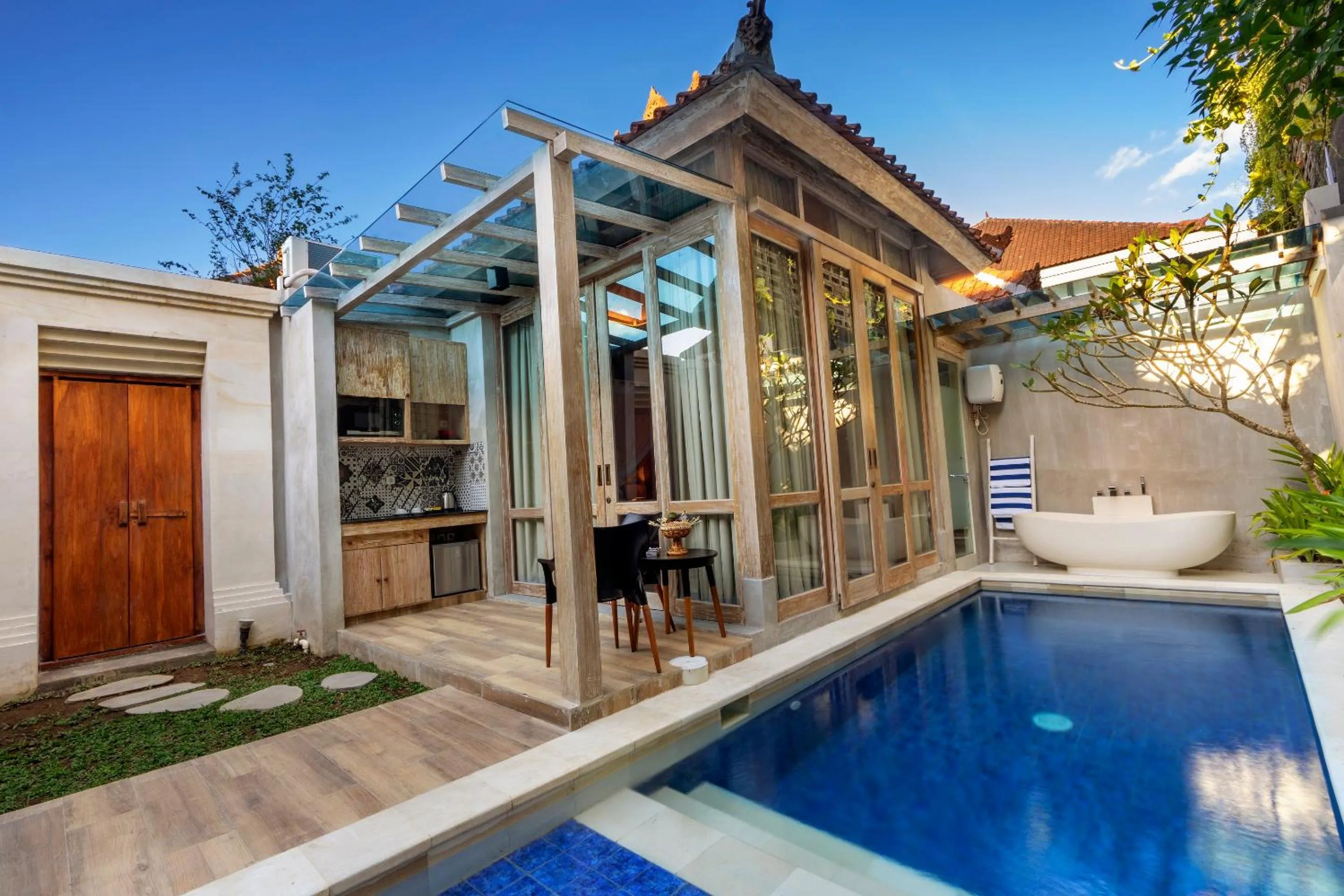 Property building in 18 Suite Villa Loft at Kuta