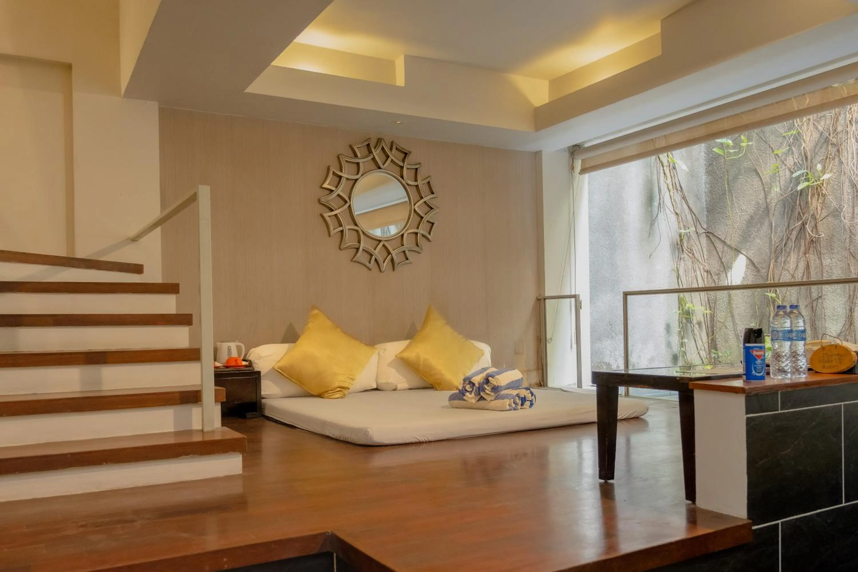 Living room in 18 Suite Villa Loft at Kuta