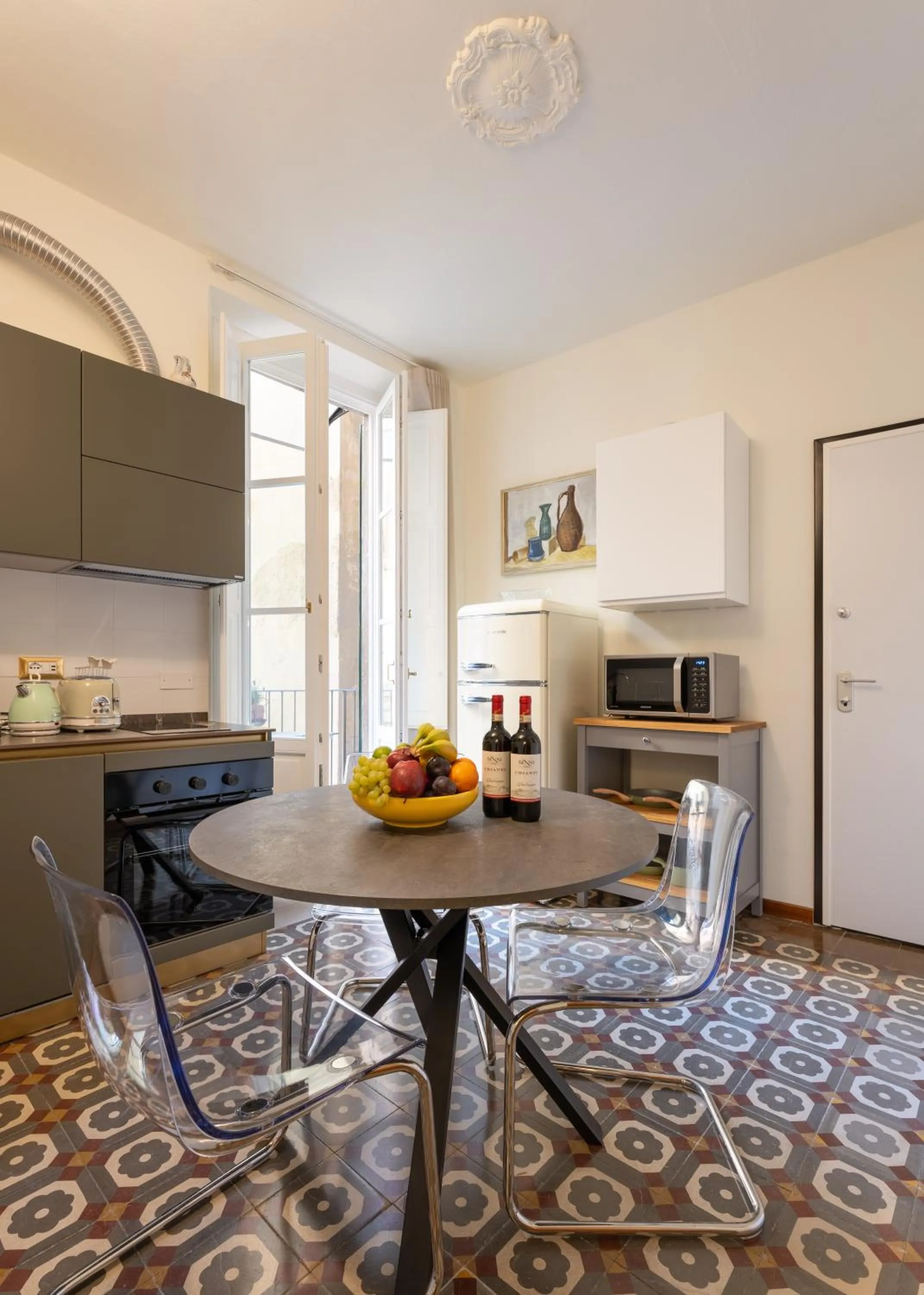 Kitchen or kitchenette in Palazzo D'Ambra Residenza d'Epoca