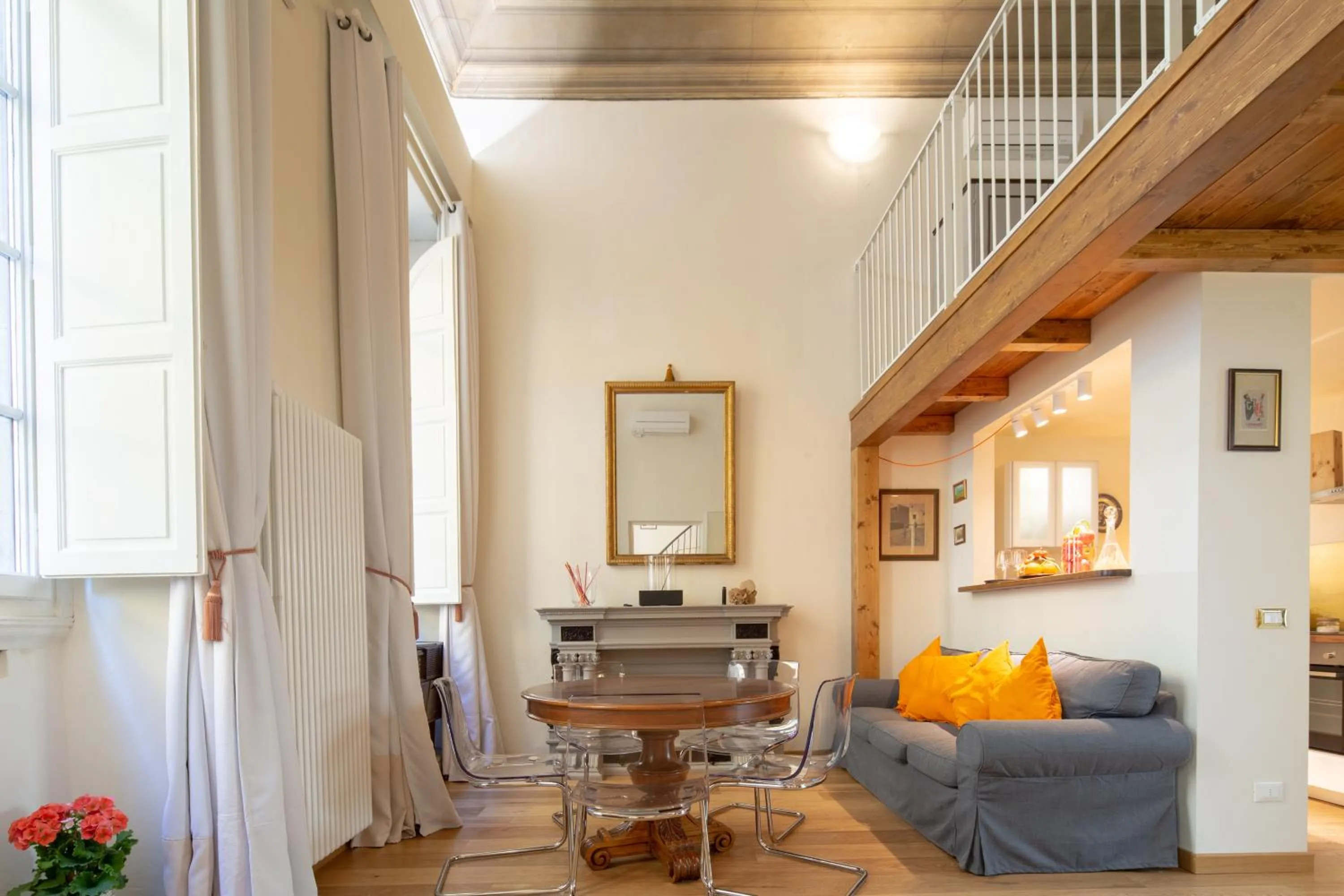 Kitchen or kitchenette in Palazzo D'Ambra Residenza d'Epoca