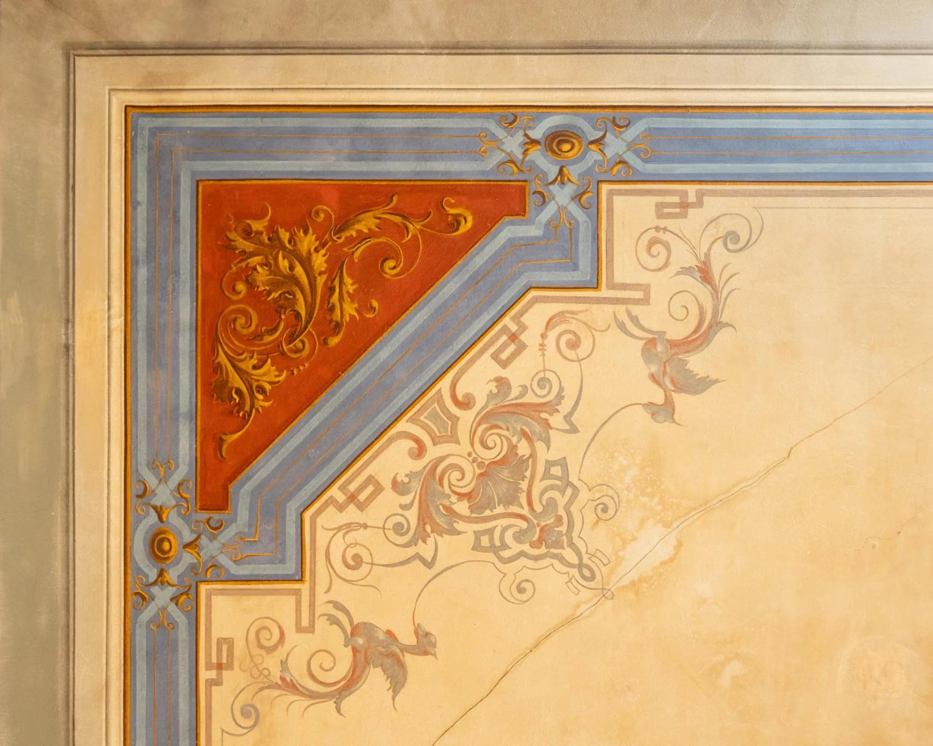 Decorative detail in Palazzo D'Ambra Residenza d'Epoca