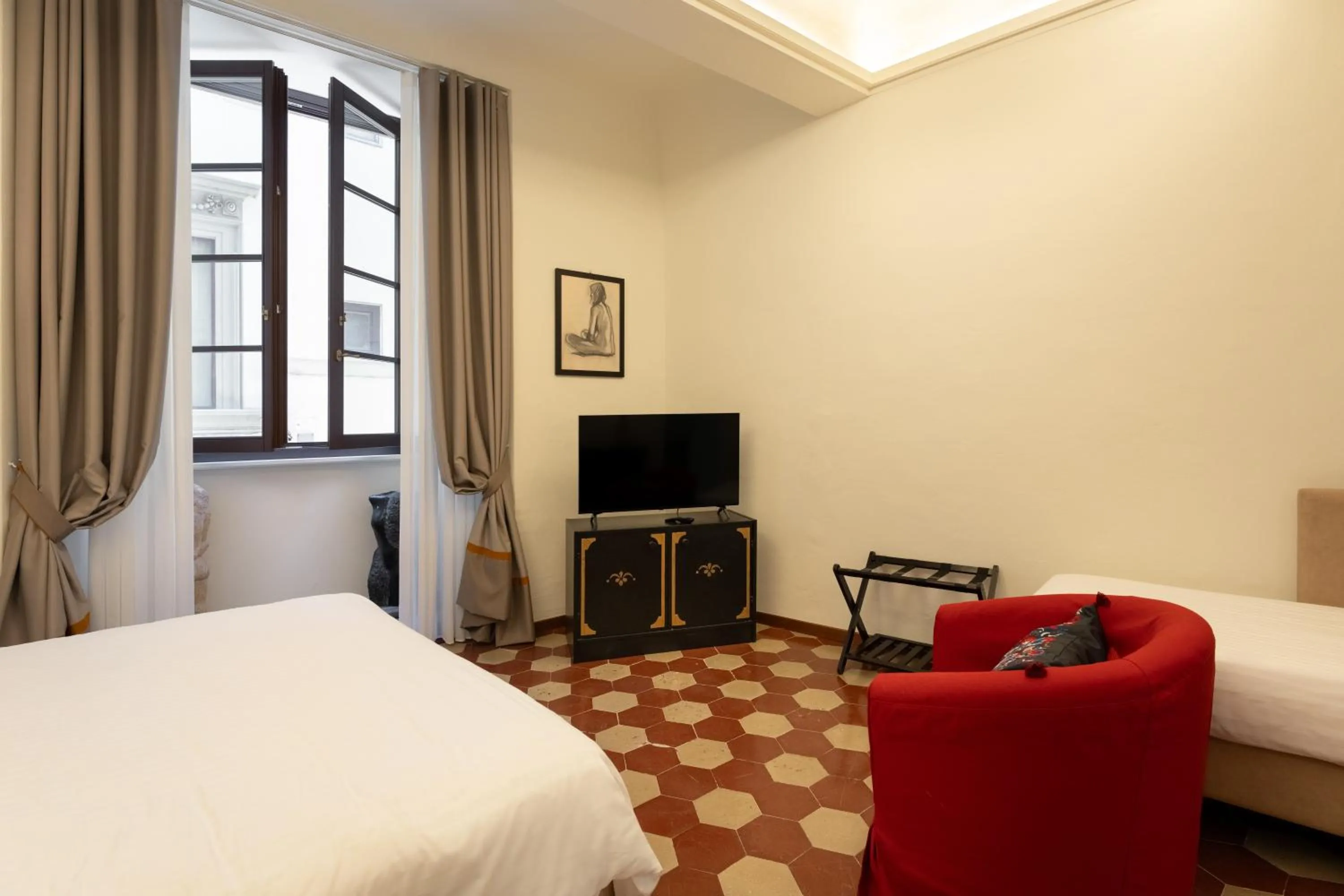 Bed in Palazzo D'Ambra Residenza d'Epoca