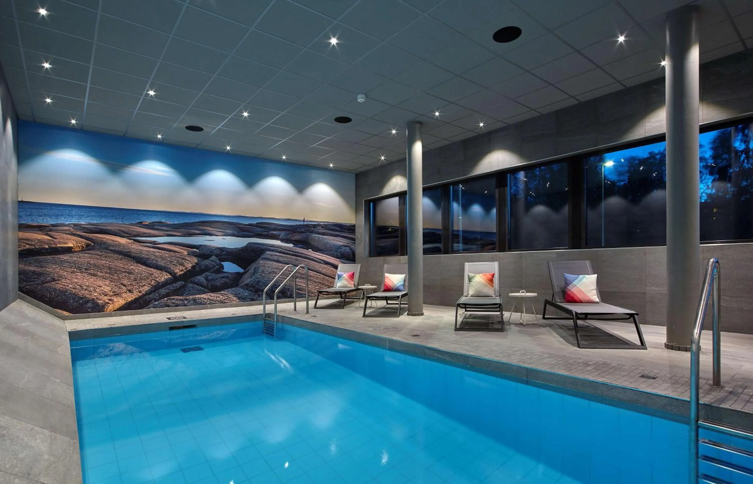 Pool view in Scandic Örnsköldsvik