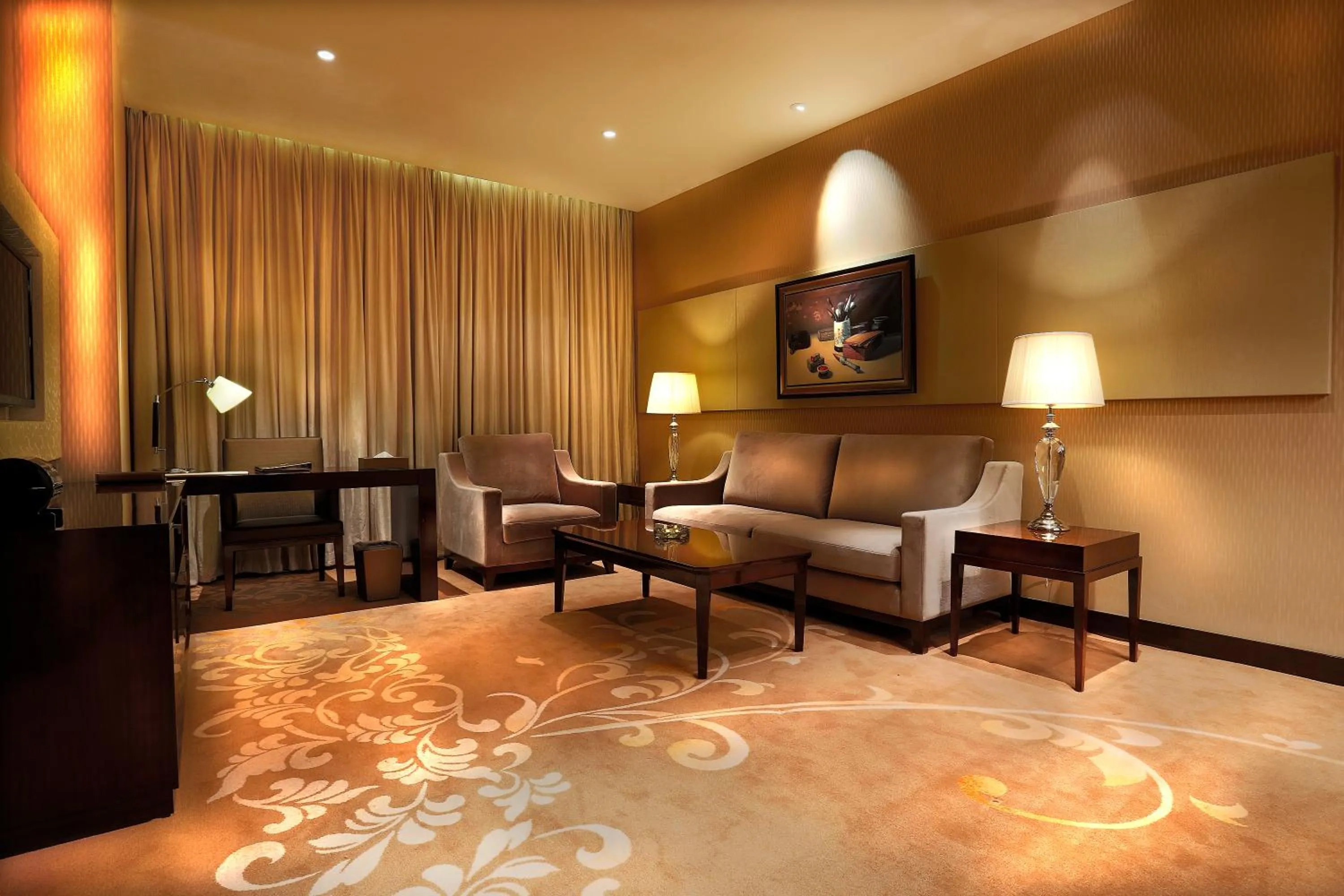 Seating area in Ritan Hotel Downtown Beijing