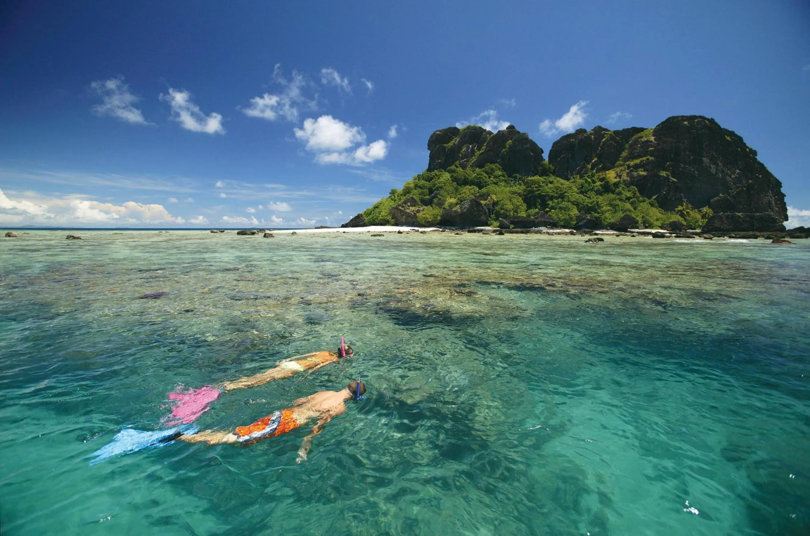 Snorkeling in Barefoot Manta Island Resort