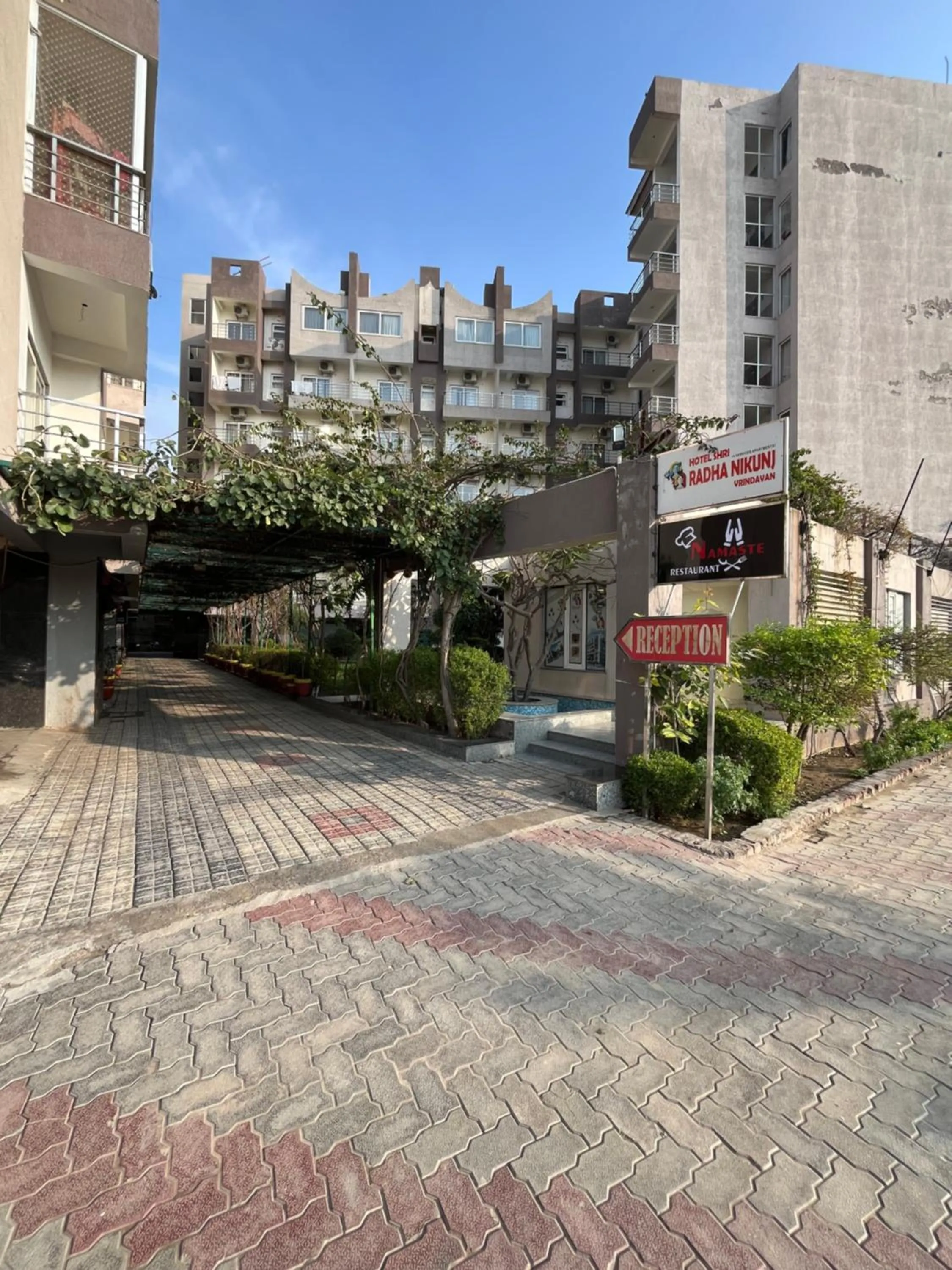 Property building in Hotel Shri Radha Nikunj - Opposite Prem Mandir