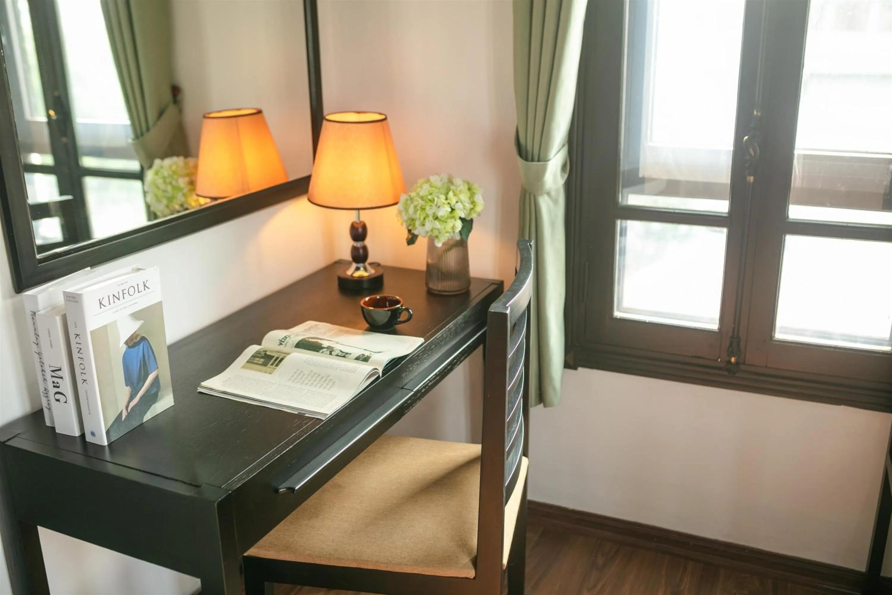 Photo of the whole room in Old Quarter Charm Hotel